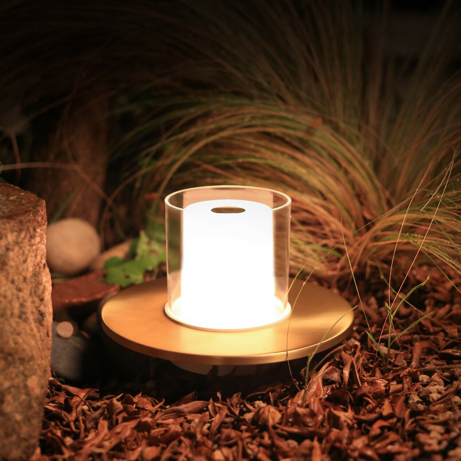 Lampe de table sans fil Tubiten pour table, pile rechargeable USB, bougie à dégradé à 4 voies, lampe portative à éclairage ambiant sans fil de 2000