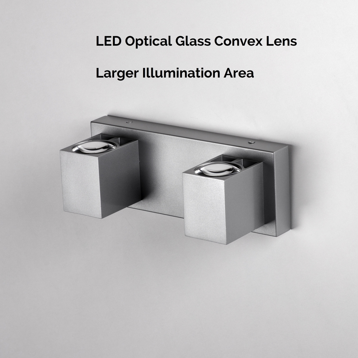 Tubicen 2 Light Wall Sconce Light Up Down, 20W LED Dimmable Bathroom Vanity Light Over Mirror, Modern Indoor Wall Lamp for Bedroom Hallway Stairs,