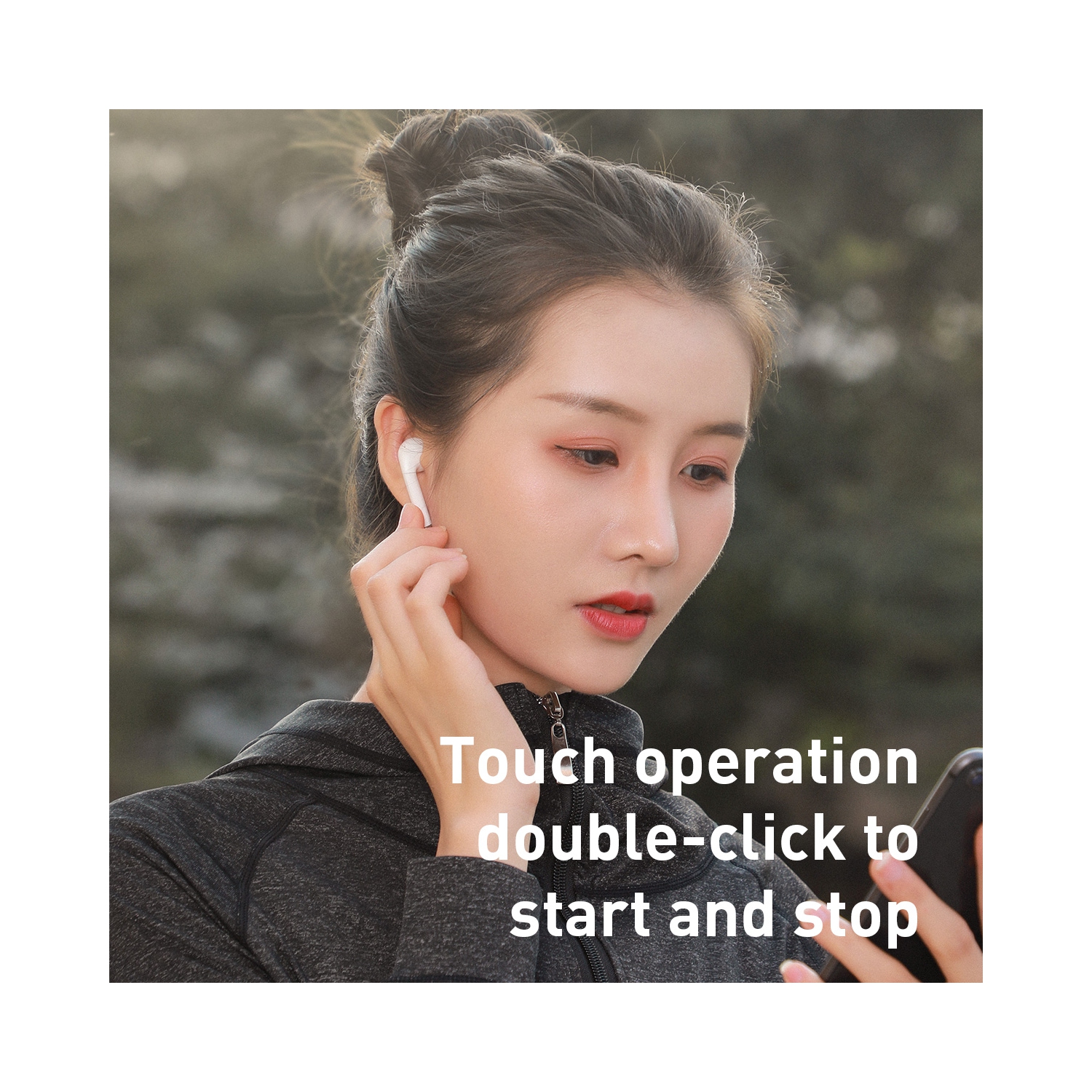 Baseus Wireless Charging-True Wireless Earphones W04 Pro Black