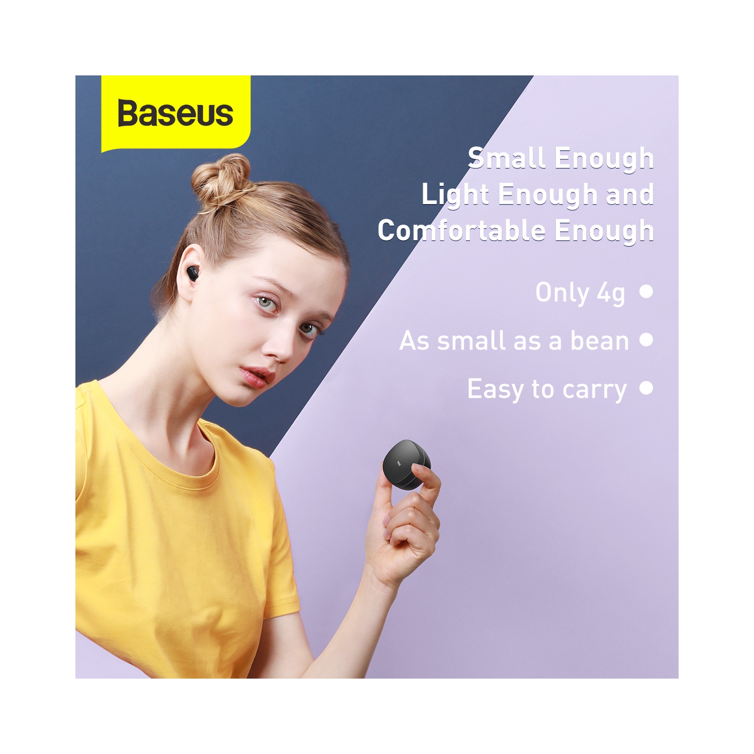 Baseus Bluetooth Headset, Ear Headphone, Wireless Headphone