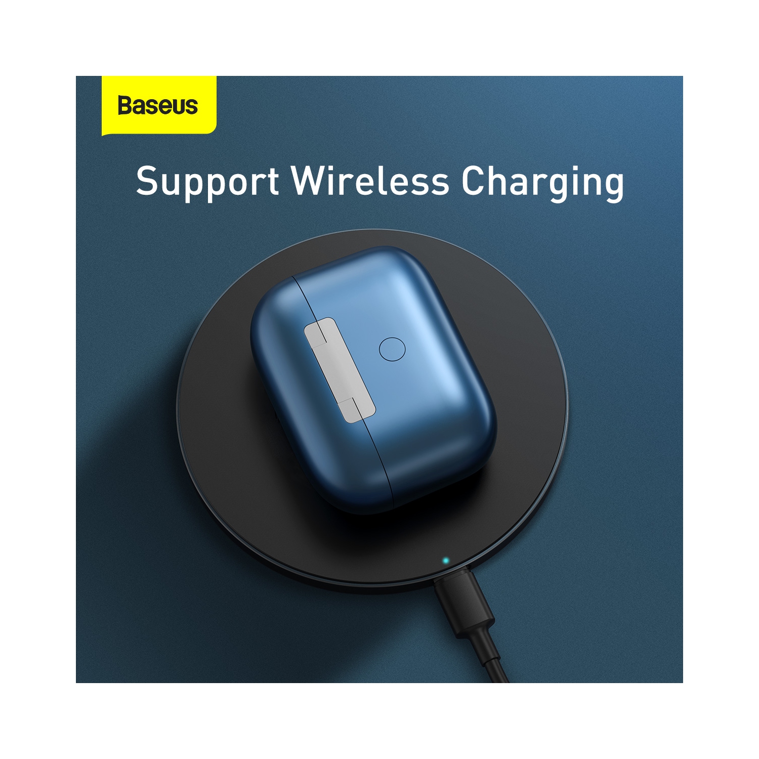 Baseus Active Noise Cancelling-Wireless Charging-True Wireles Earphones S1 Pro Blue