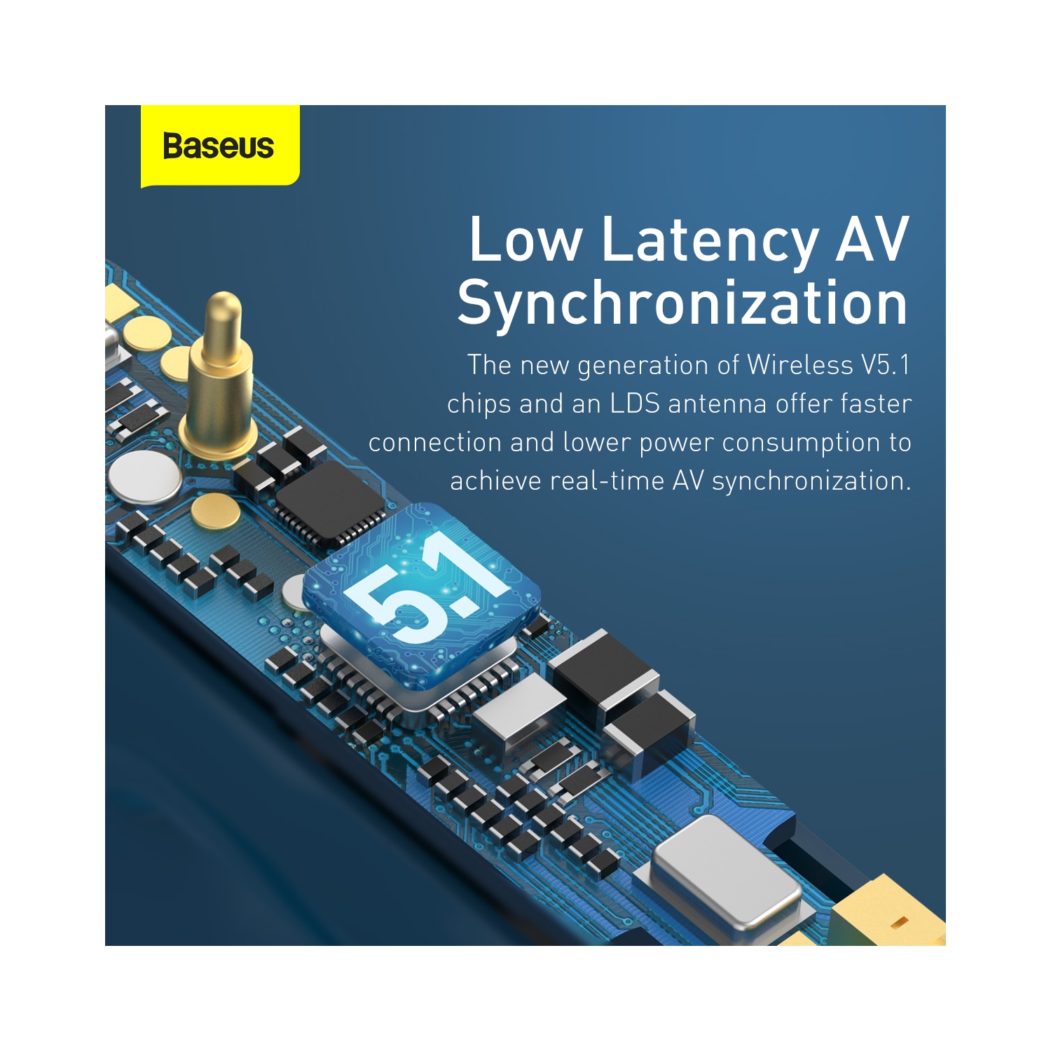 Baseus Active Noise Cancelling-Wireless Charging-True Wireles Earphones S1 Pro Blue