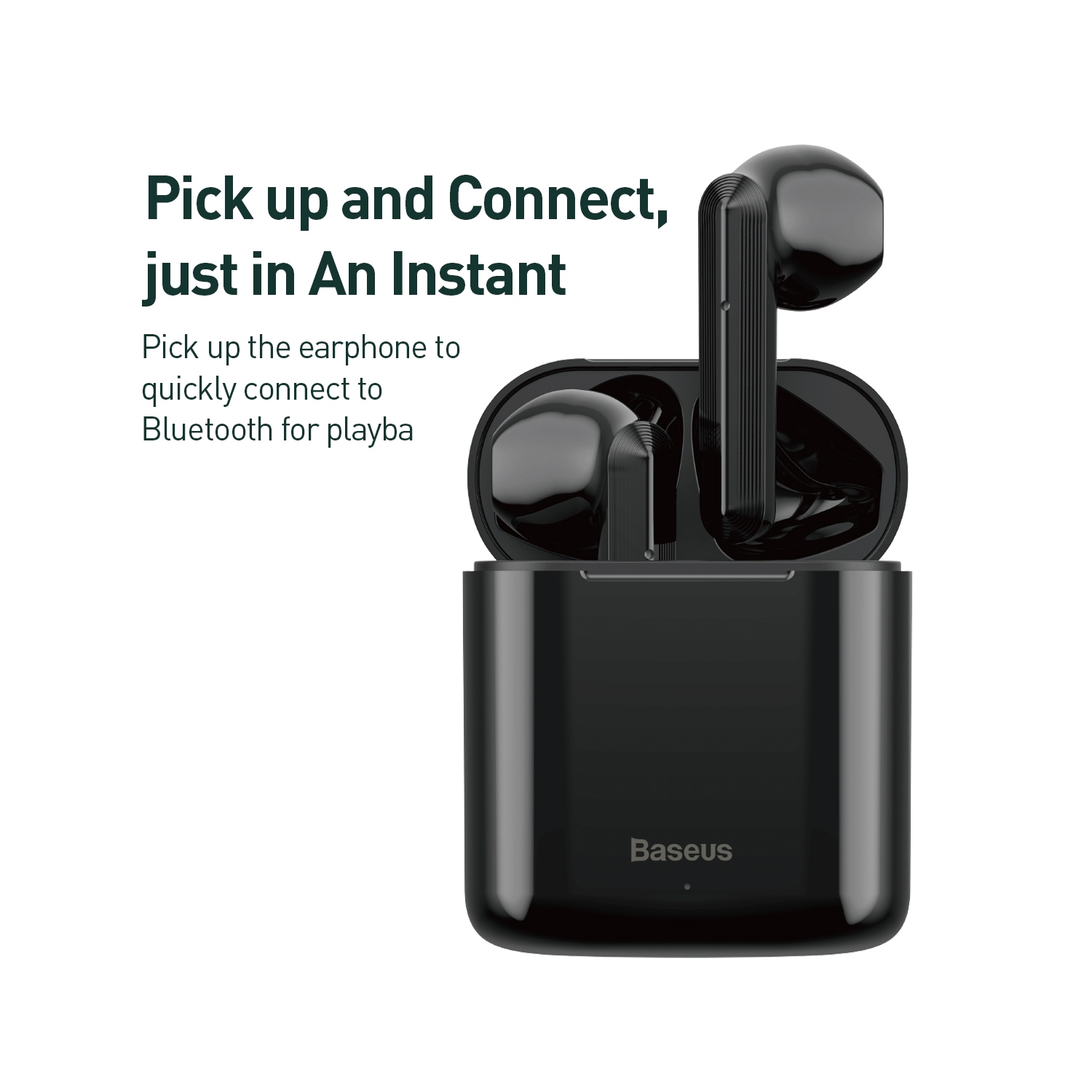 Baseus True Wireless Earphones W09 Black