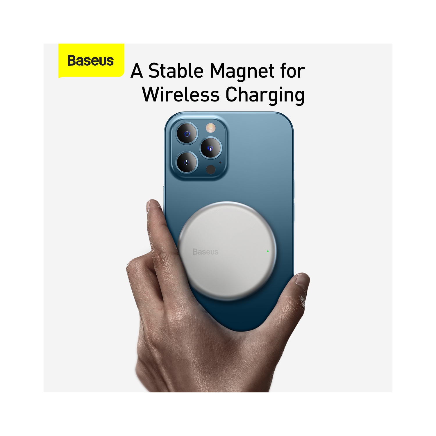 Baseus iPhone Magnetic Wireless Charger White