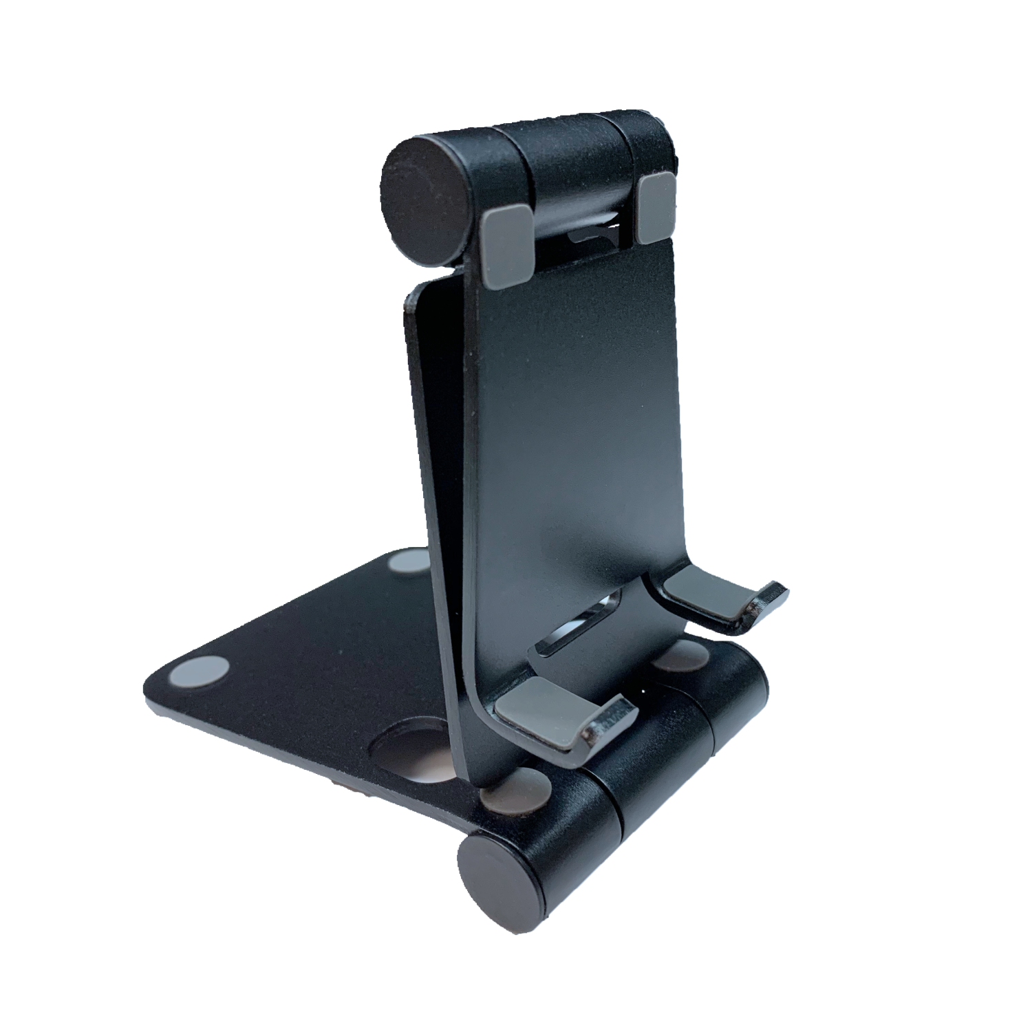 TopSave Portable Foldable Aluminium Desk Stand For Smartphones, Tablets, Nintendo Switch-Black