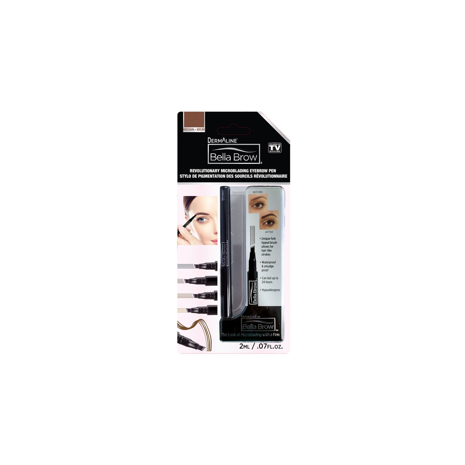 Dermaline Bella Brow - Dark Brown