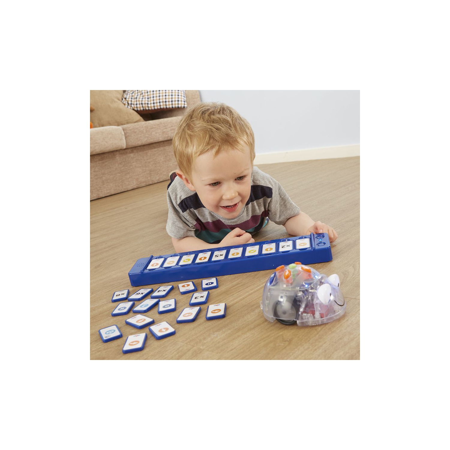 TTS Blue-Bot Floor Robots - TacTile Reader, Starter Pack