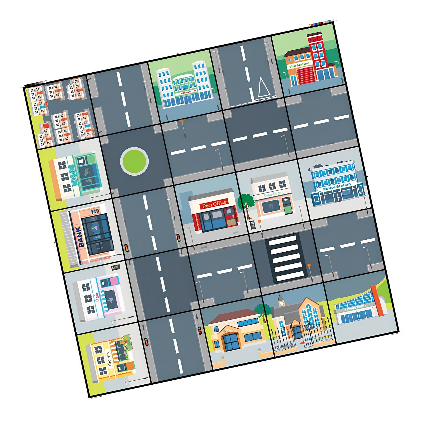 People Who Help Us Mat for Bee-Bot. Product Code: 708-IT10145 | Floor playmats for kids Educational Fun Robot mats- Programmable Robot Toys for Kids