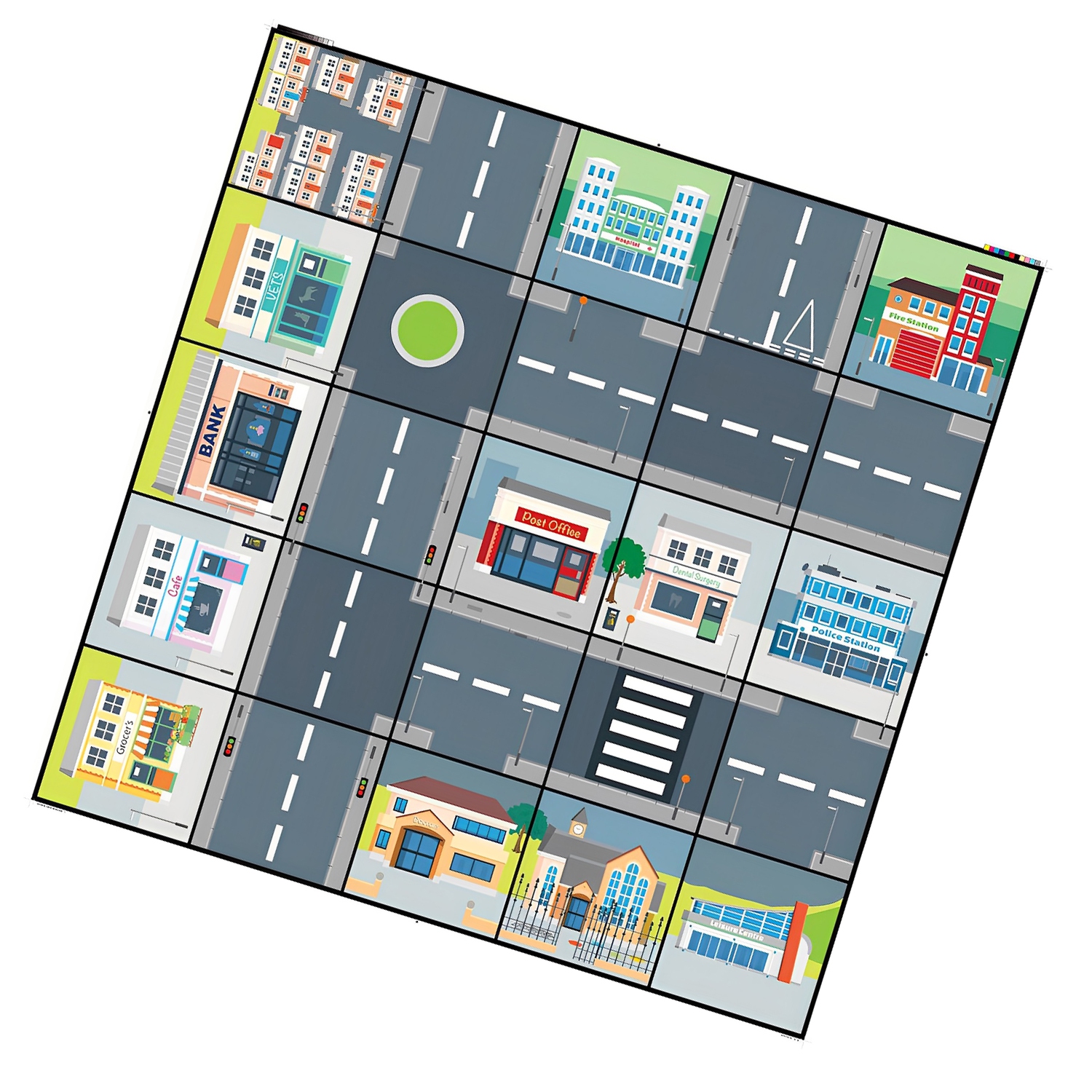 People Who Help Us Mat for Bee-Bot. Product Code: 708-IT10145 | Floor playmats for kids Educational Fun Robot mats- Programmable Robot Toys for Kids