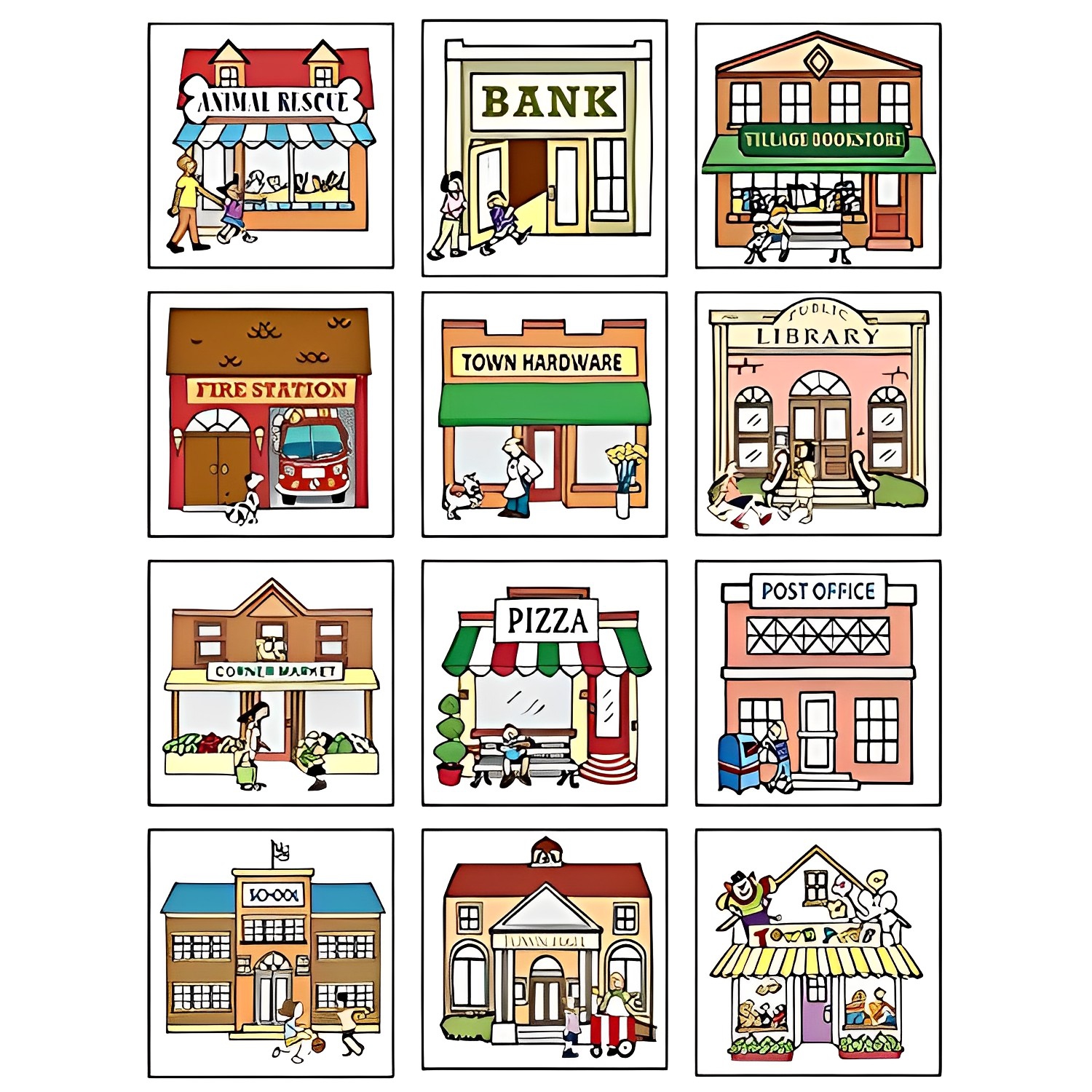 Blue-Bot Bluetooth Programmable Robot - with Community Mat & 3D Community Construction Kit, See & Say Version, Educational Teaching Learn Coding