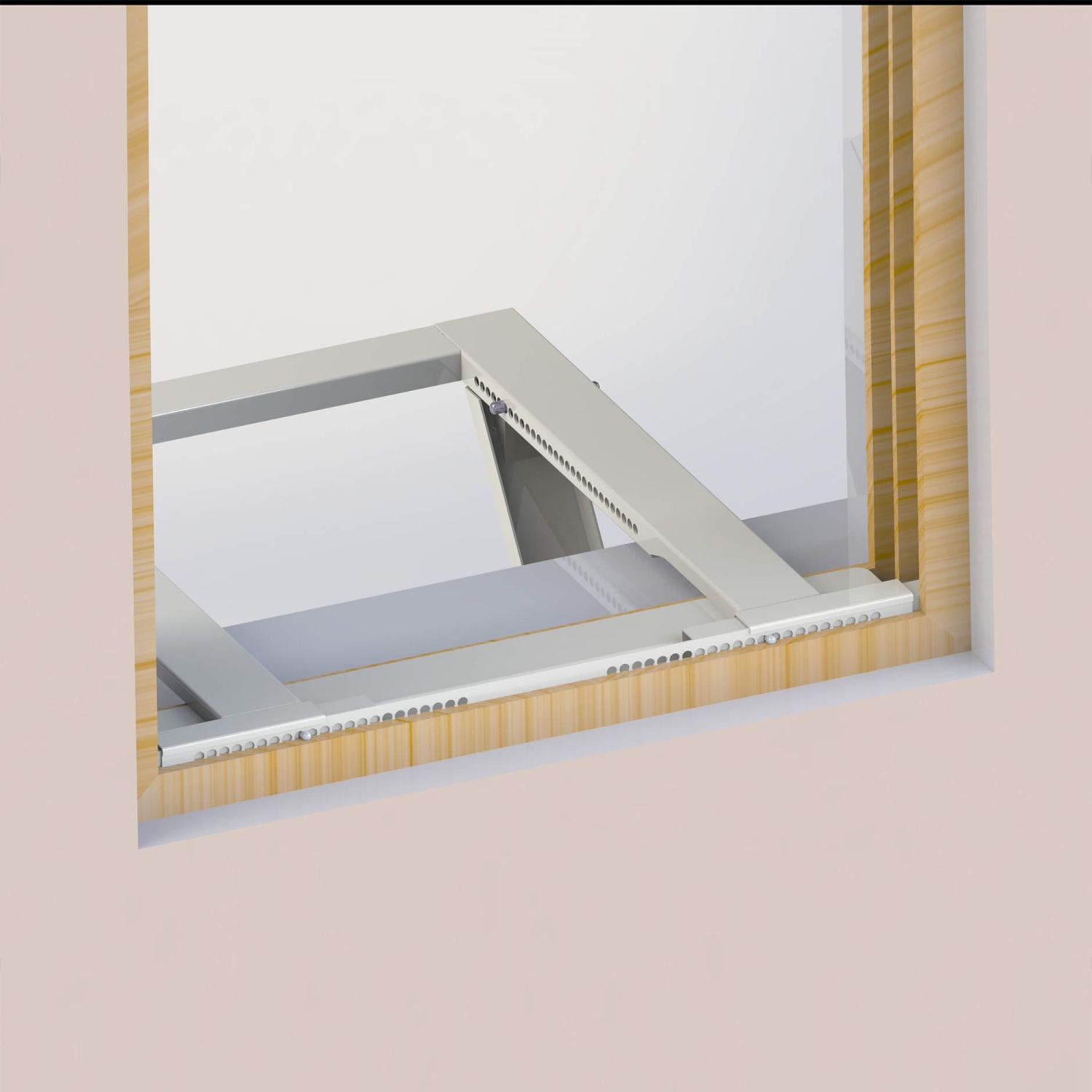 Ivation Air Conditioner Window Support Bracket, Universal Window AC Mount Holds Up to 200lbs