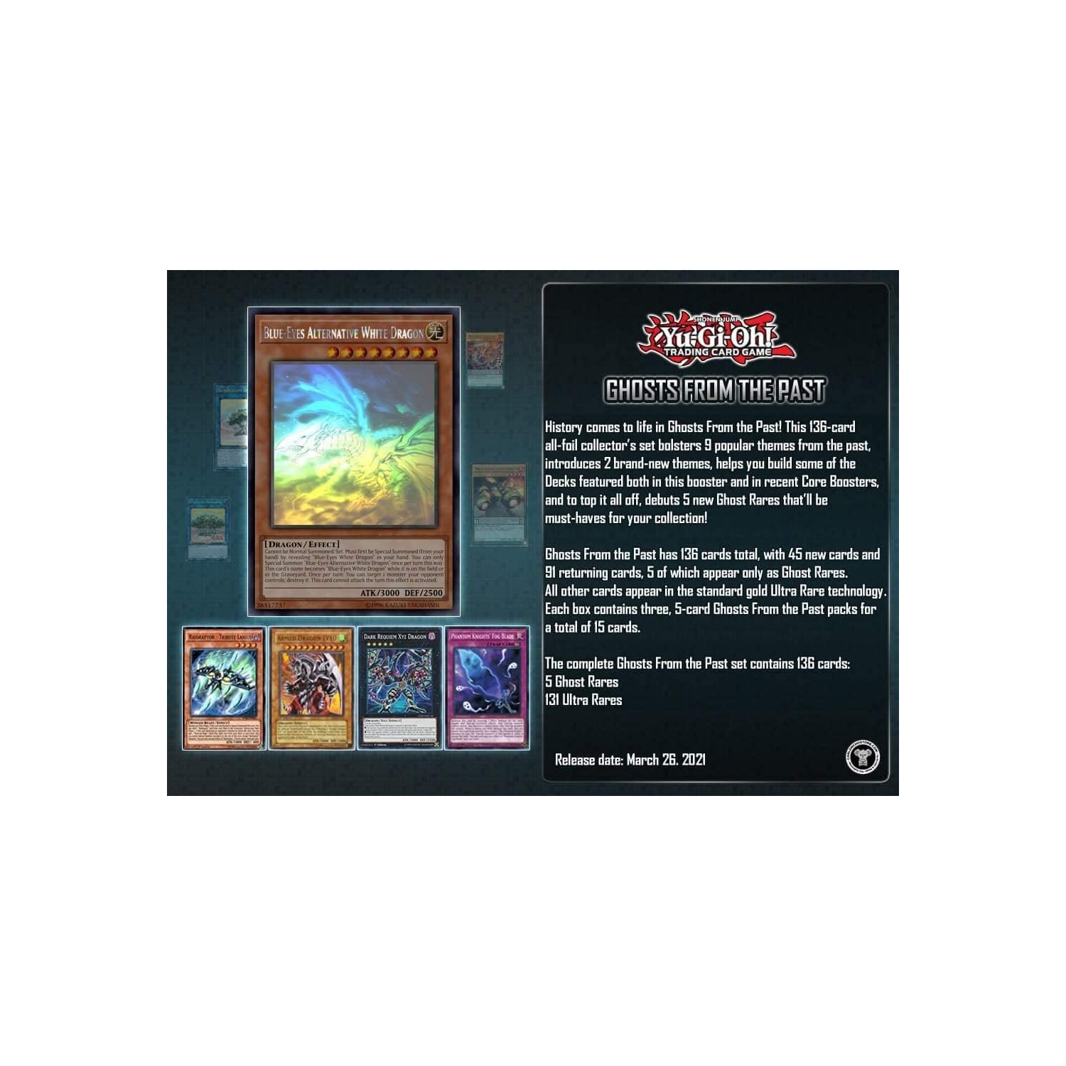 Yu-GI-Oh! Jeu de cartes à collectionner&nbsp;: Ghosts of the Past Box [jeu de cartes, 2 joueurs]