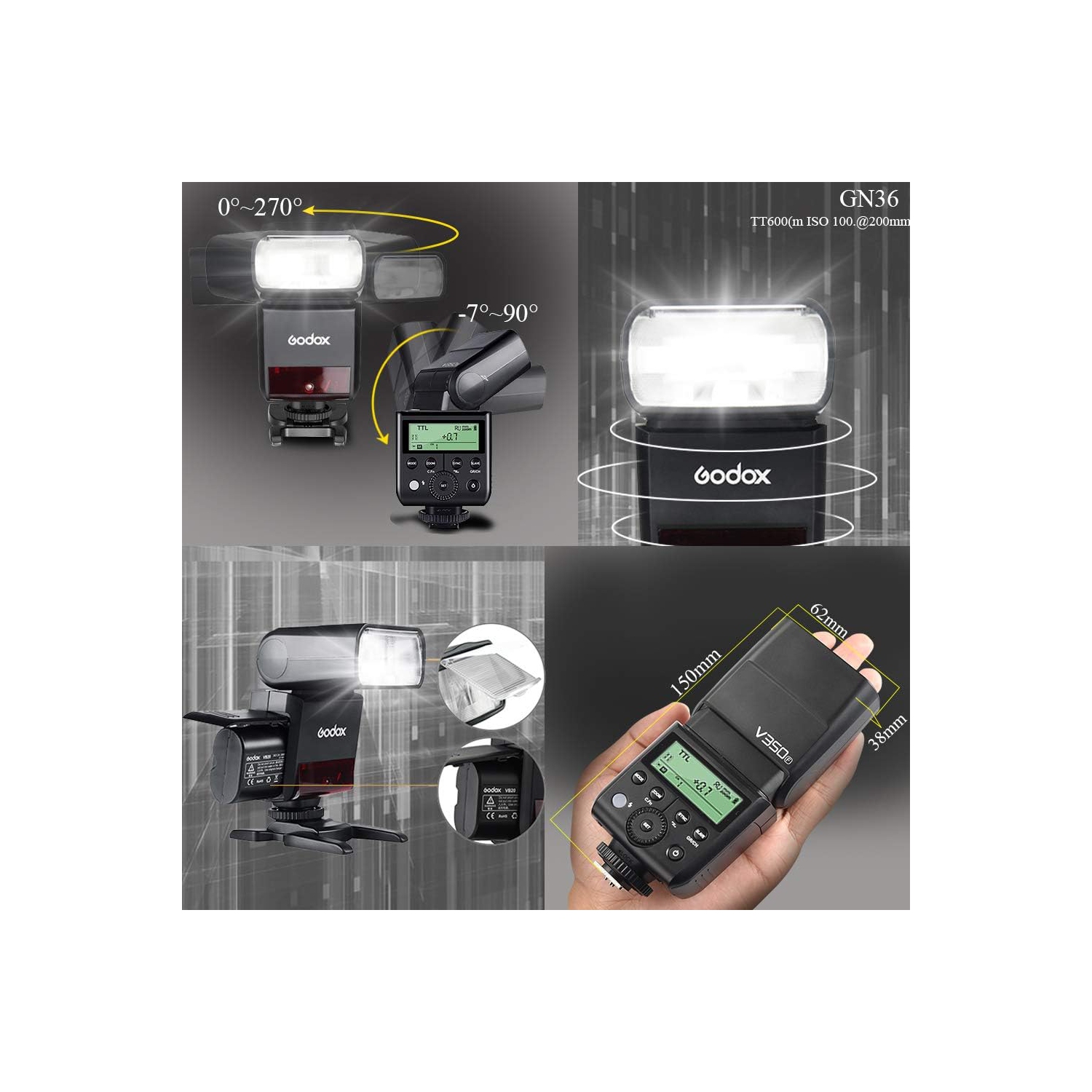 Godox V350N Flash for Select Nikon Cameras - Open Box