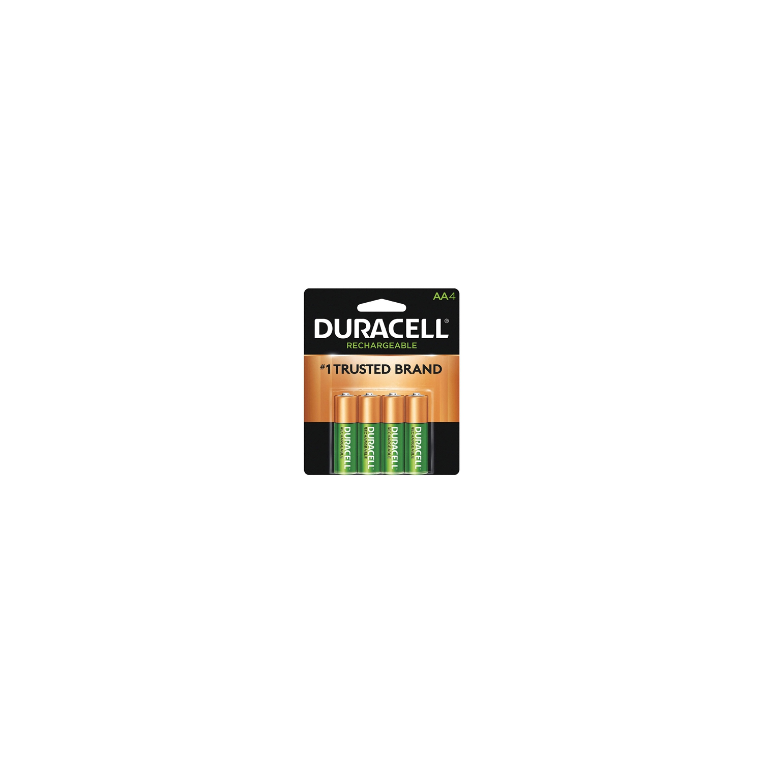 4 x AA Duracell Rechargeable (DX1500) Batteries (2500 mAh)