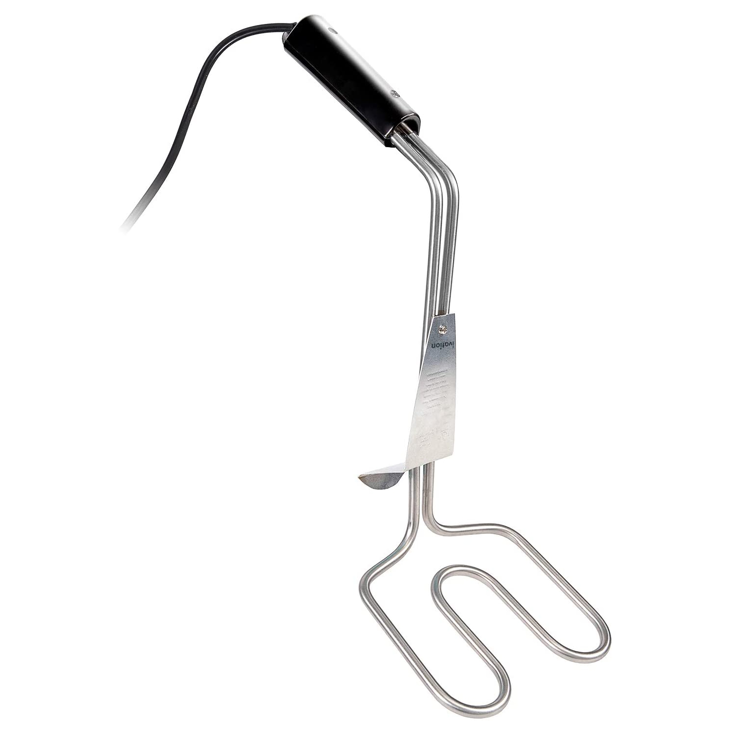 Ivation Premium 500W Electric Charcoal Starter – Quickly & Easily Ignite BBQ Grills Without Lighter Fluid or Matches – Double-Ring Design with