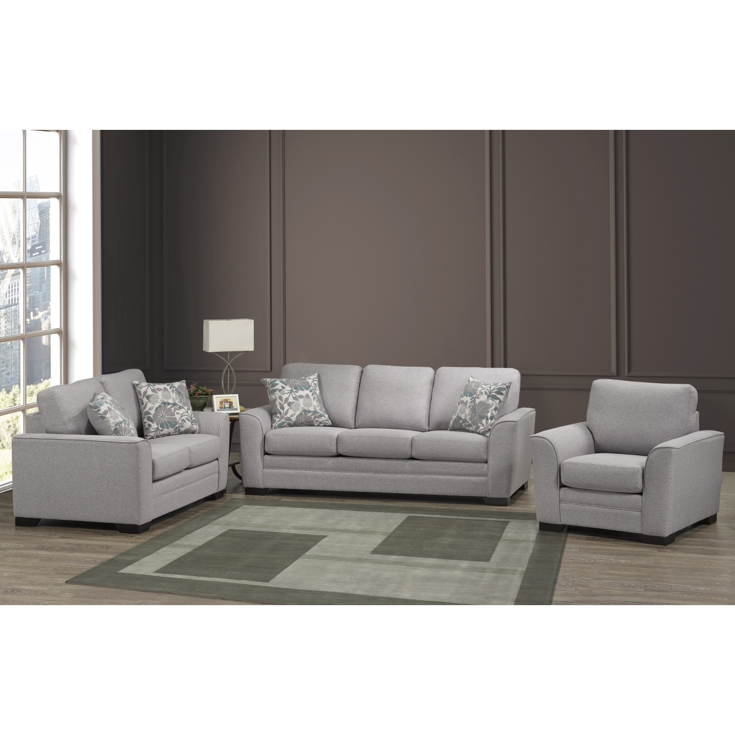 Causeuse en tissu Pearson de Canadian avec sofa distribution