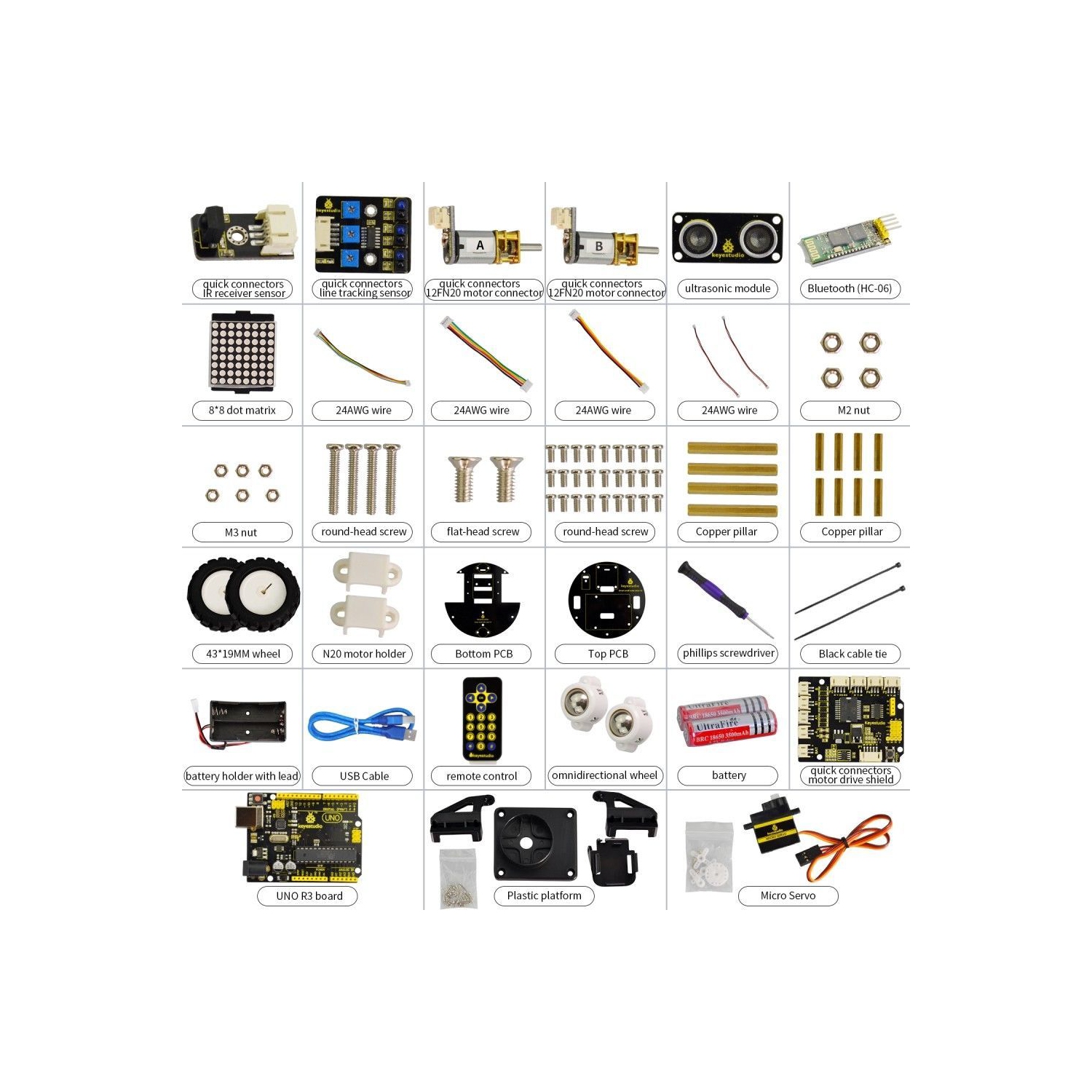 Smart Turtle Robot - Electronic Prototyping Platform - Bluetooth Control & Infrared Remote Control - Both Arduino & Mixly Block Coding - Automatic