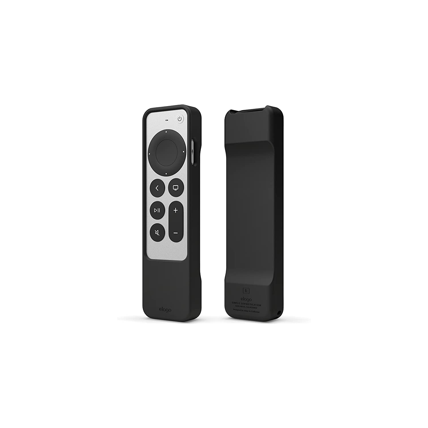 elago R1 Case Compatible with 2021 Apple TV Siri Remote - Magnet Technology, Lanyard Included, Great Grip, Heavy Shock Absorption, Drop Protection,