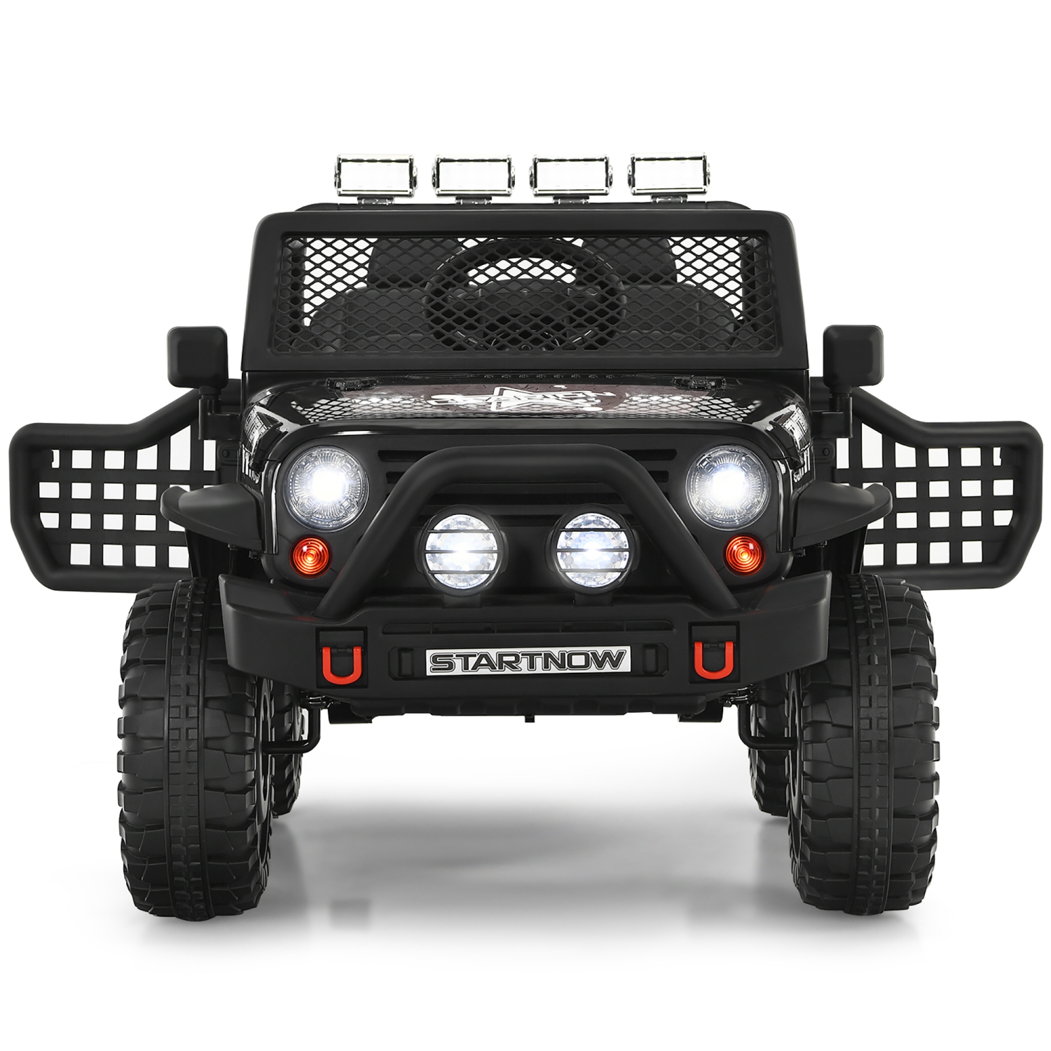 Costway 12V Kids Ride On Truck Remote Control Electric Car w/Lights&Music