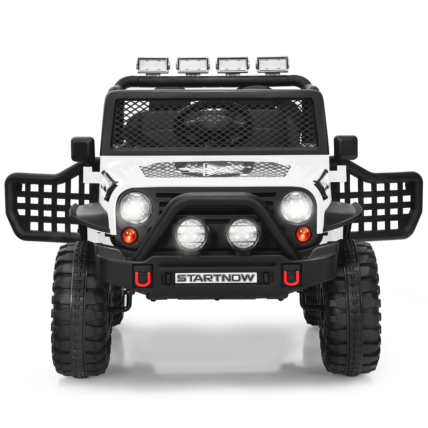 Costway 12V Kids Ride On Truck Remote Control Electric Car w/Lights&Music