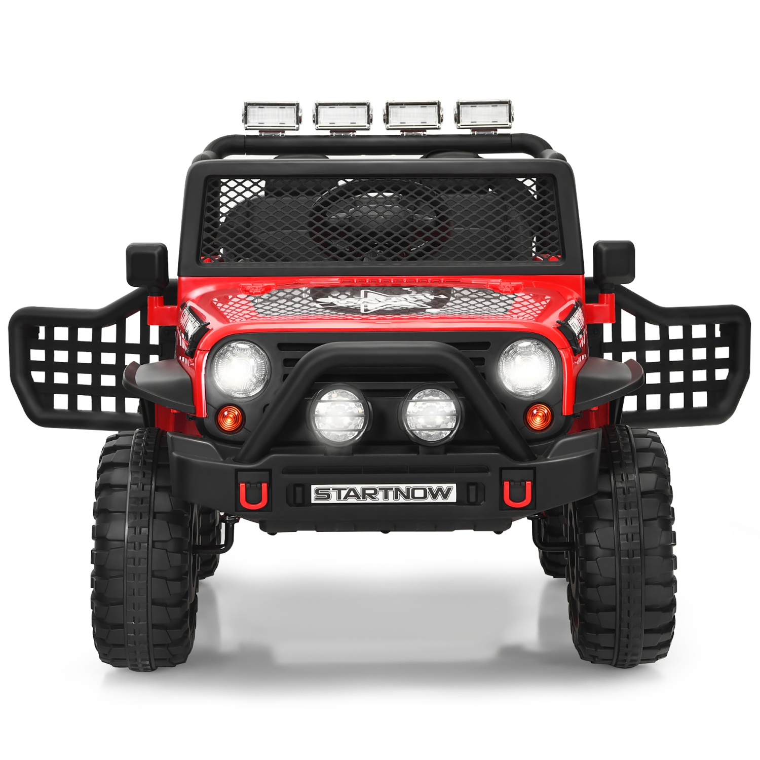 Costway 12V Kids Ride On Truck Remote Control Electric Car w/Lights&Music