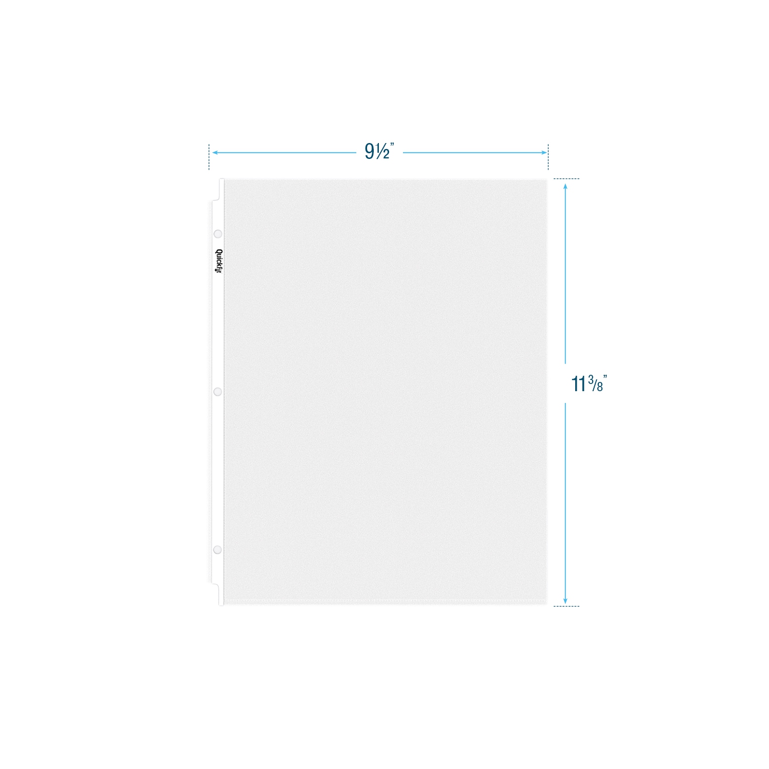 Davis Group QuickFit® Ultra Heavyweight Top Load, Letter Size Sheet Protectors, Non-Glare - 225 Pack