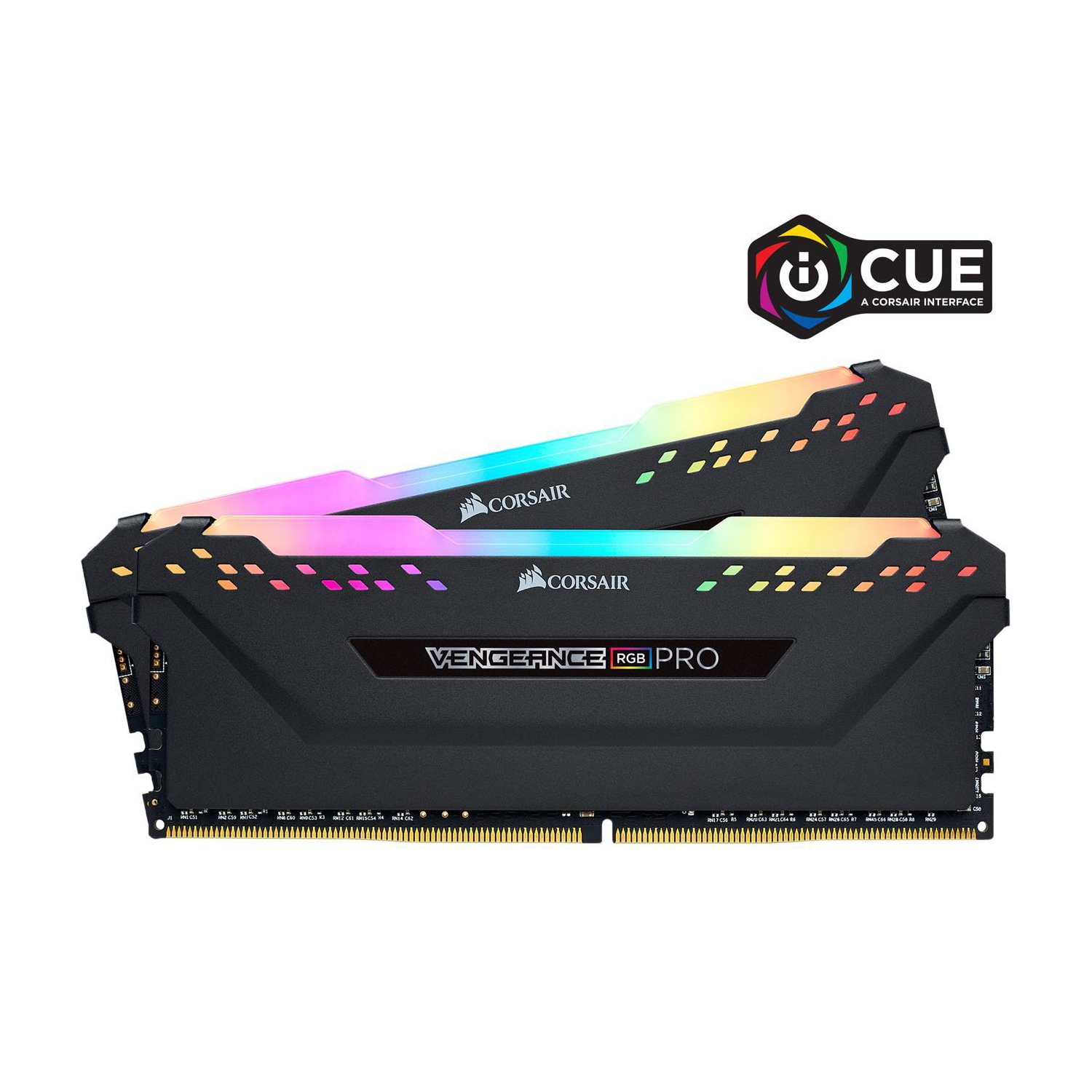 CORSAIR RAM CORSAIR Vengeance RGB Pro 32GB (2 x 16GB) 288-Pin DDR4 SDRAM DDR4 3600 (PC4 28800) Intel XMP 2.0 Desktop Memory Model CMW32GX4M2D3600C18