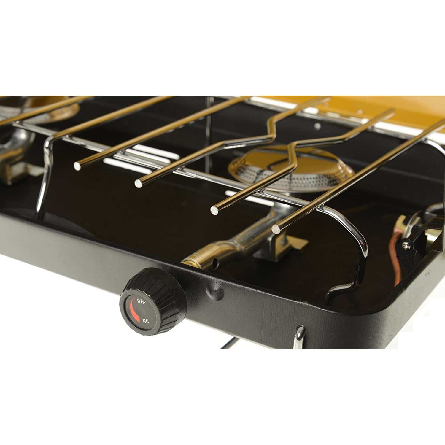 Martin MCS-200 Réchaud de Camping à 2 Brûleurs - Poêle Extérieur Portatif au Gaz Propane pour Camping et Plein Air