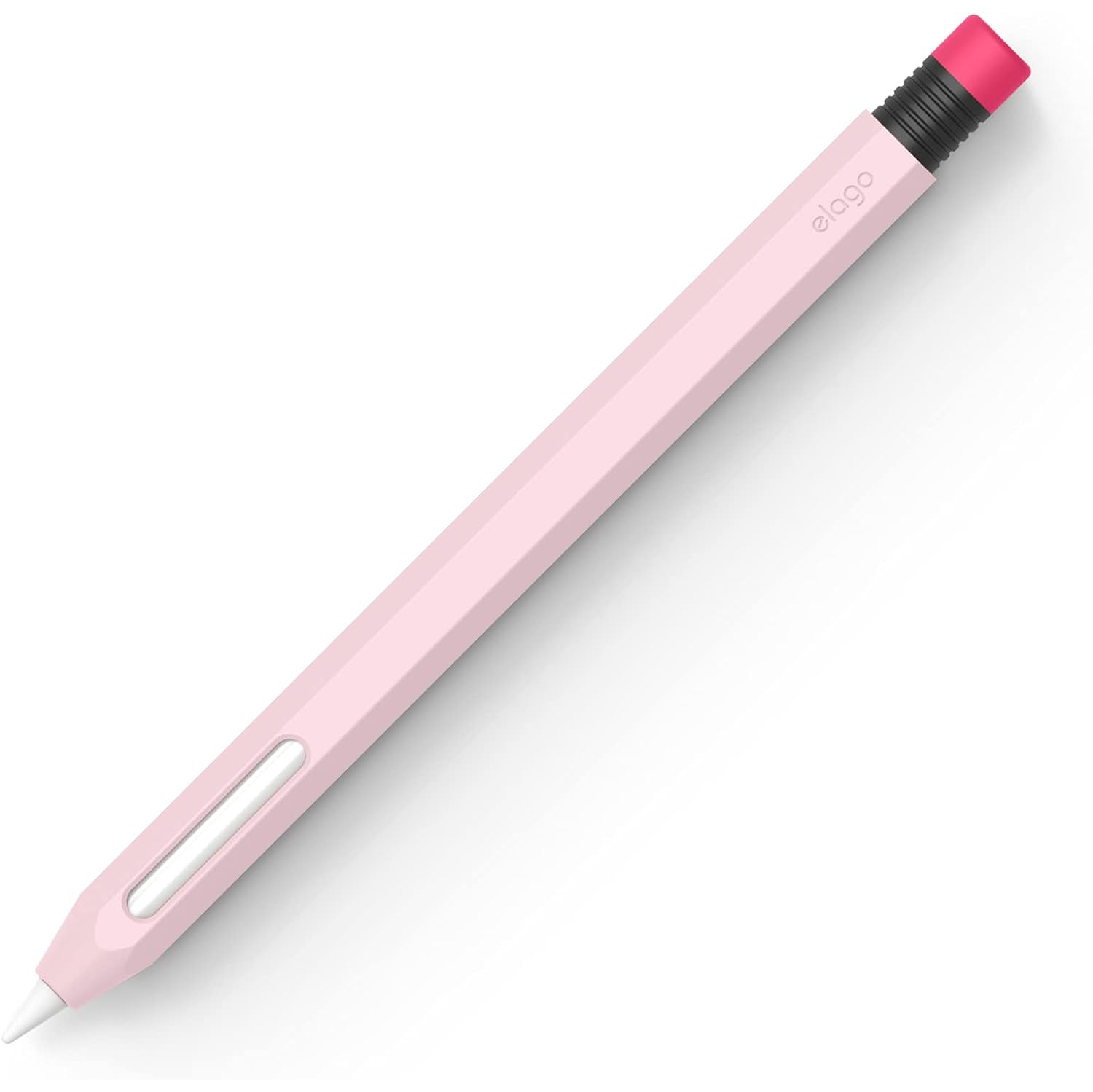 elago Classic Pencil Case Compatible with Apple Pencil 2nd Generation Cover Sleeve, Compatible with Magnetic Charging, Double Tap (Must Read Installation Instructions)[Lovely Pink]