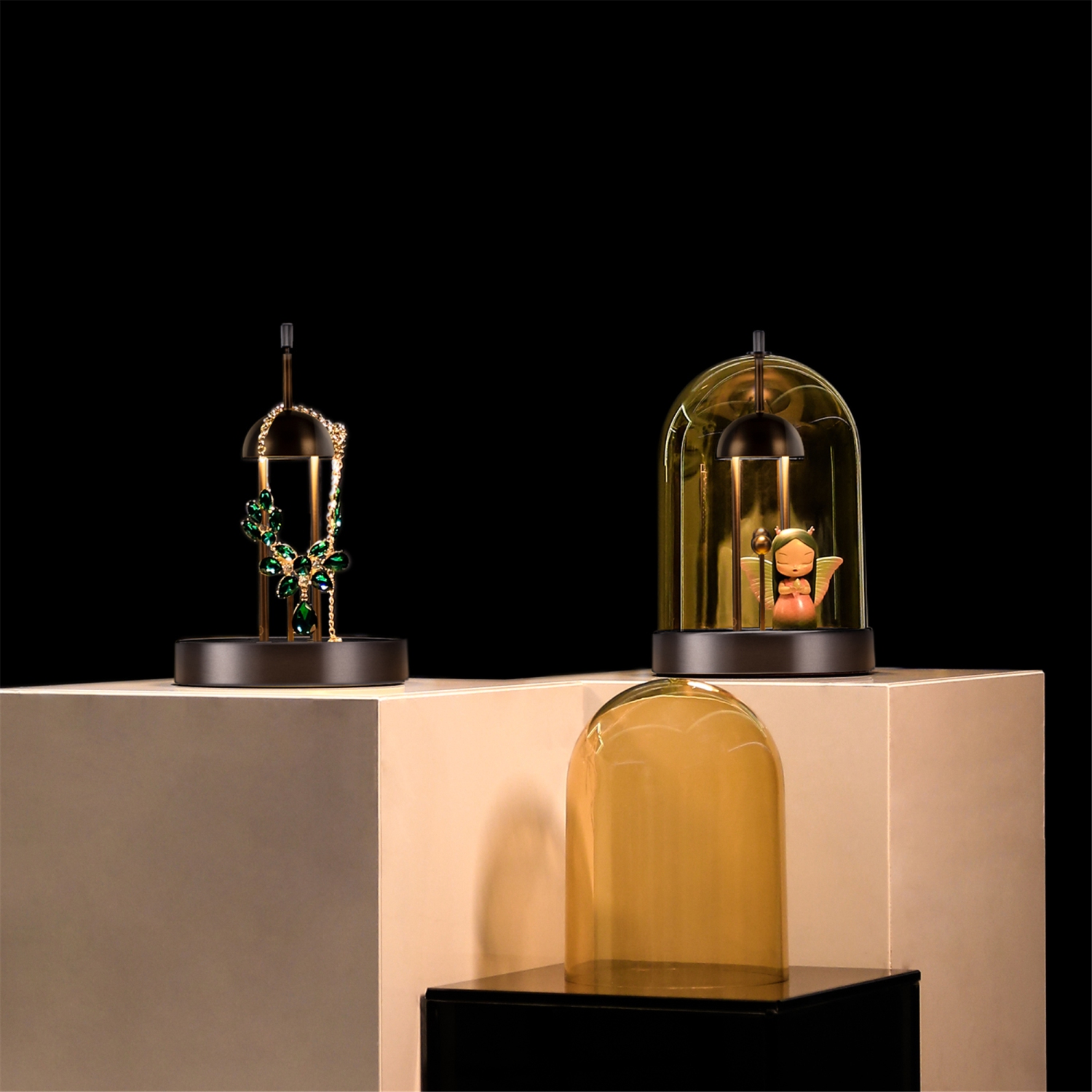 Tubicen Battery Powered Table Lamp, 4000mAh Rechargeable LED Night Light, 4-Level Touch Dimmable Table Light, Decorative Lamp with Removable Shade,