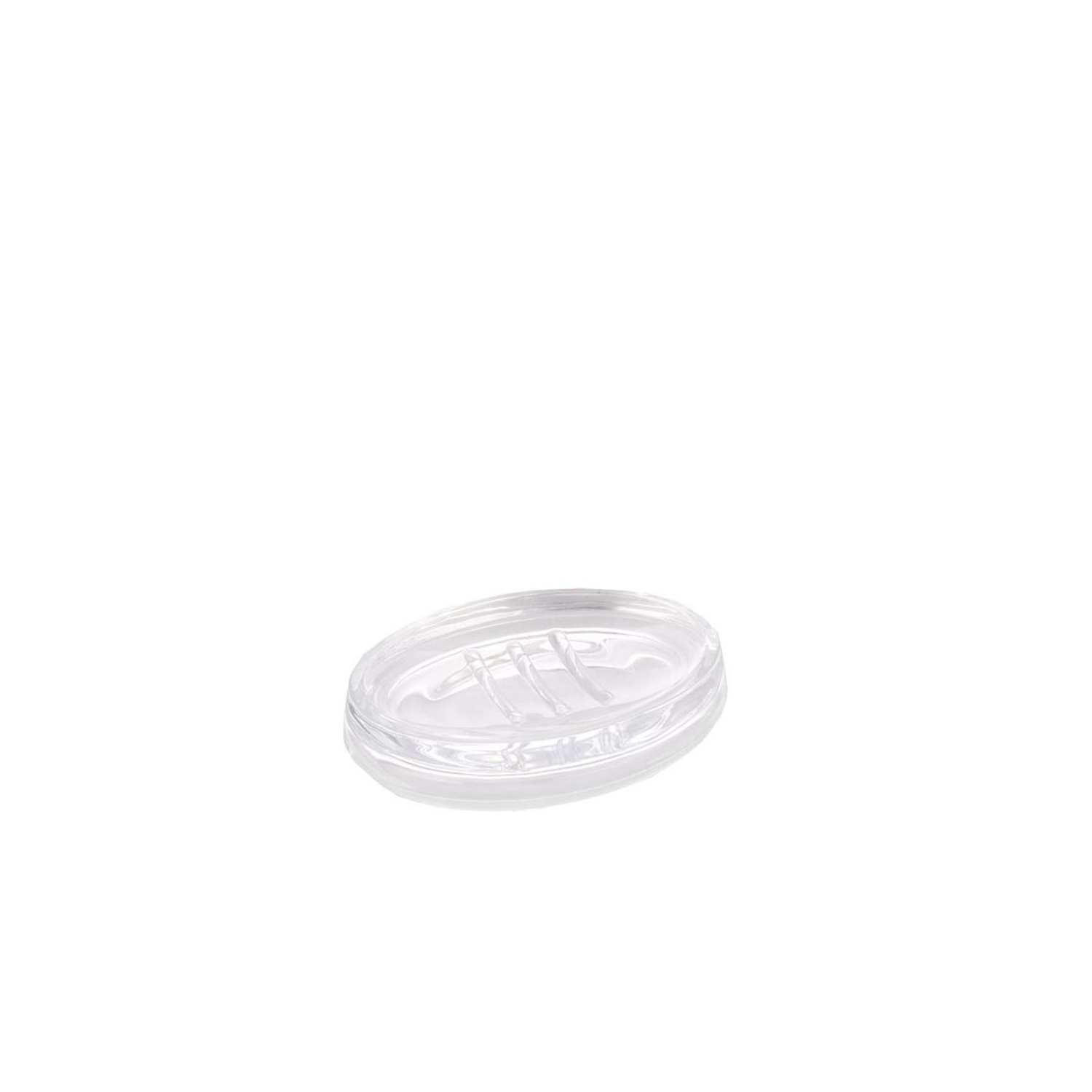 Jessar - Porte-Savon en Verre pour Salle de Bain, Transparent