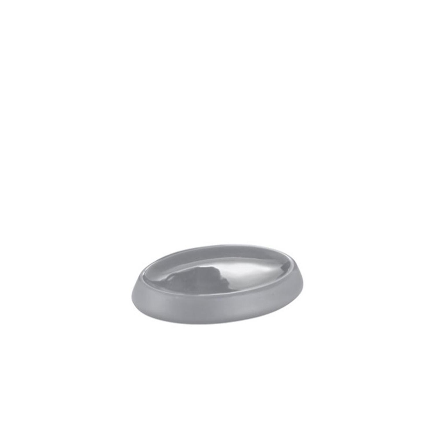 Jessar - Porte-Savon en Céramique pour Salle de Bain, Gris