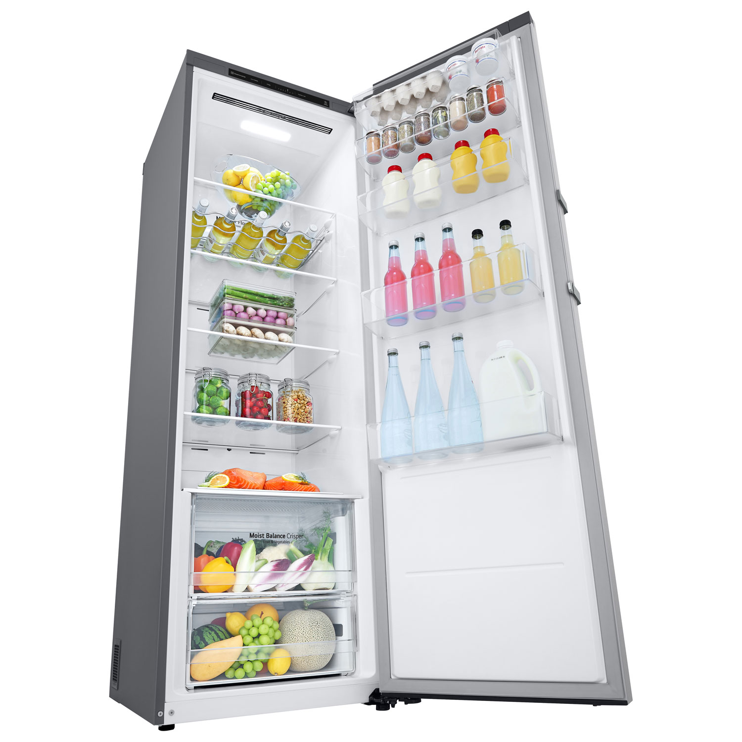 Réfrigérateur colonne profondeur comptoir 13,6 pi³ 24 po de LG - Acier argenté platine