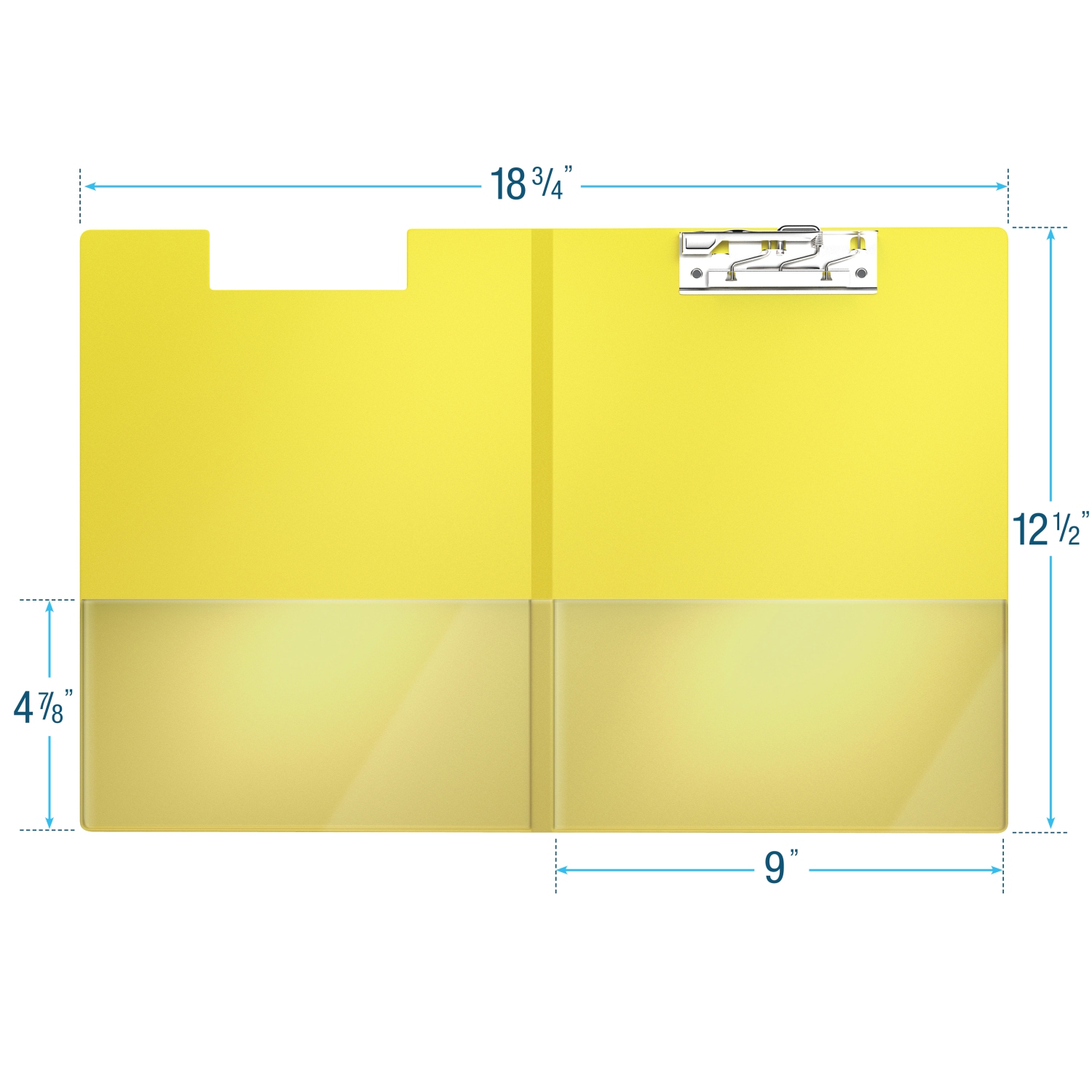 Davis Group Essential Clipboards, 10 Pack - Yellow