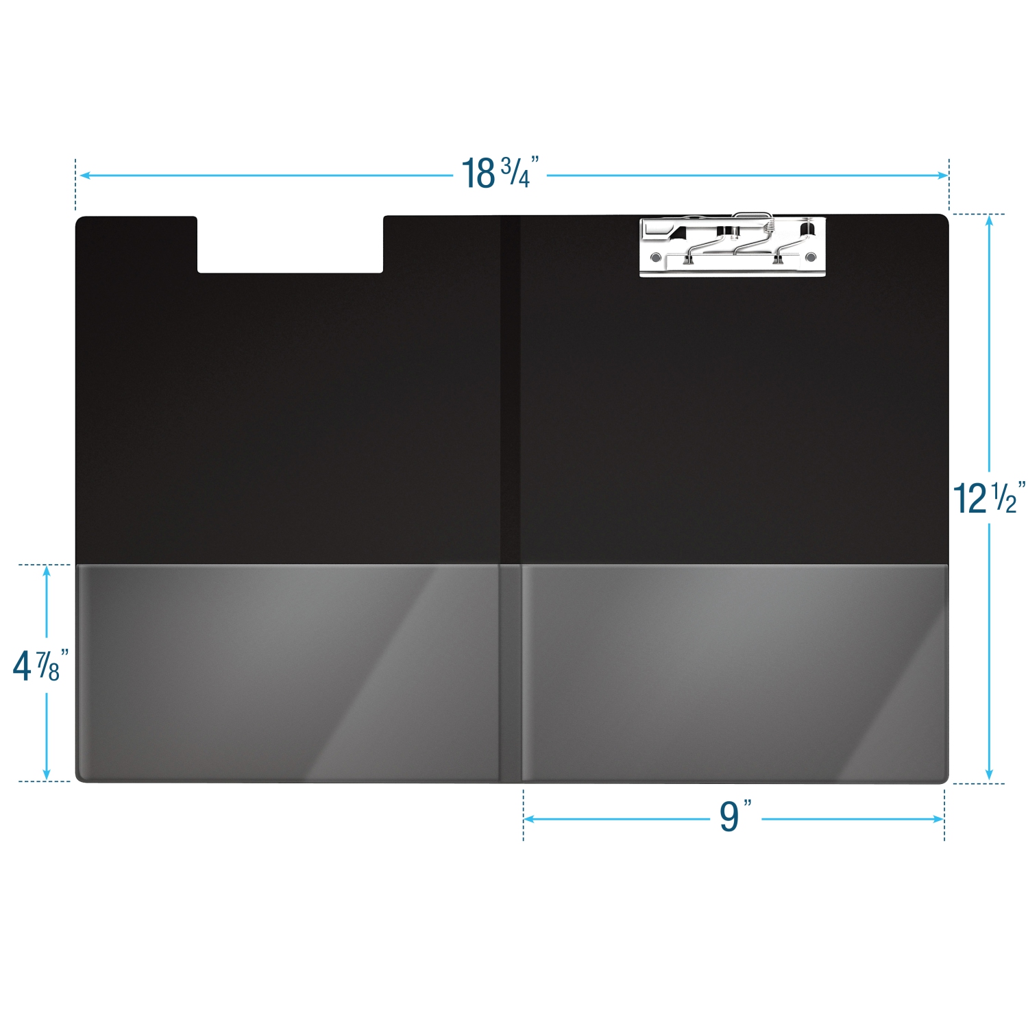 Davis Group Essential Clipboards, 10 Pack - Black