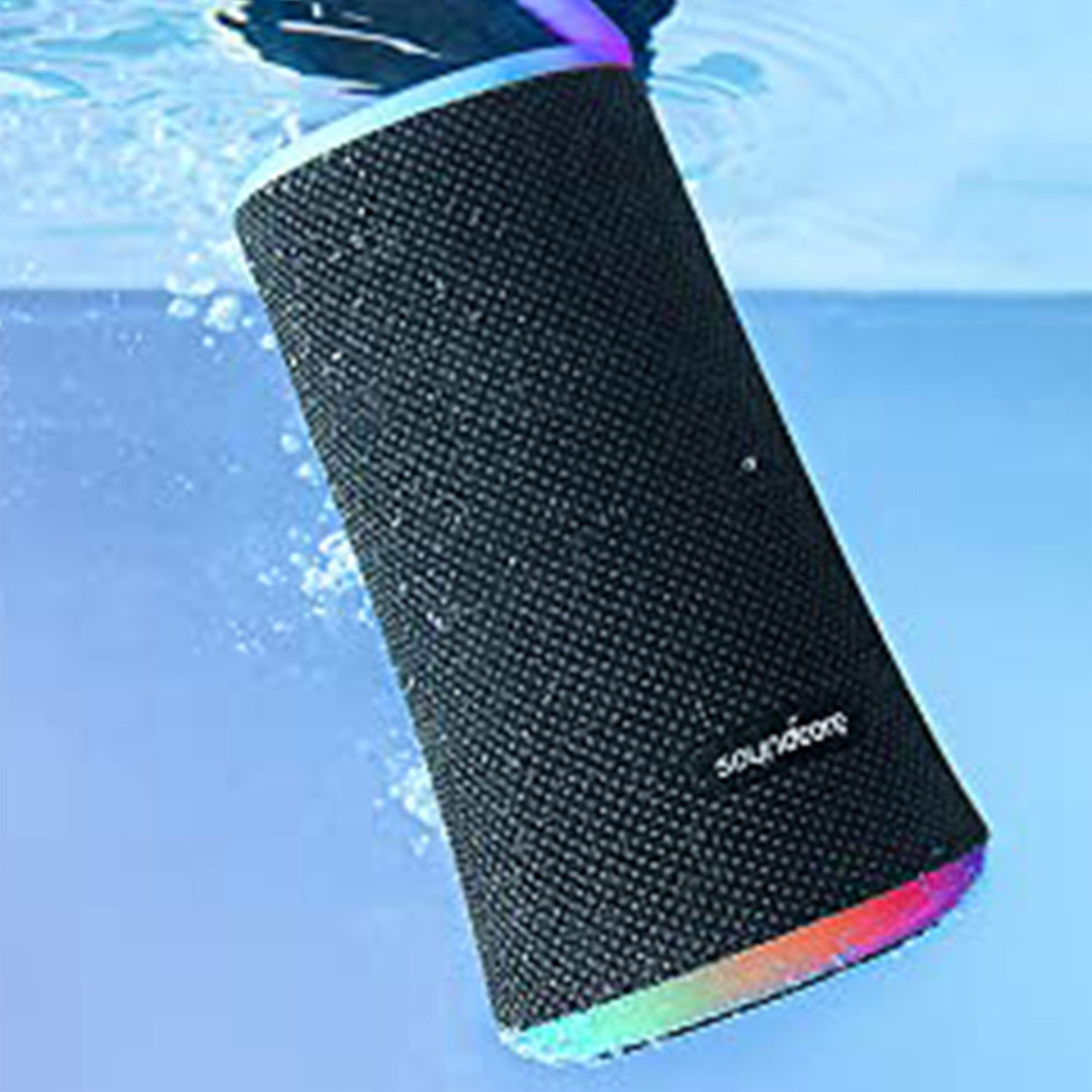 Soundcore by Anker Flare Splashproof Bluetooth Wireless Speaker Black  Best Buy Canada