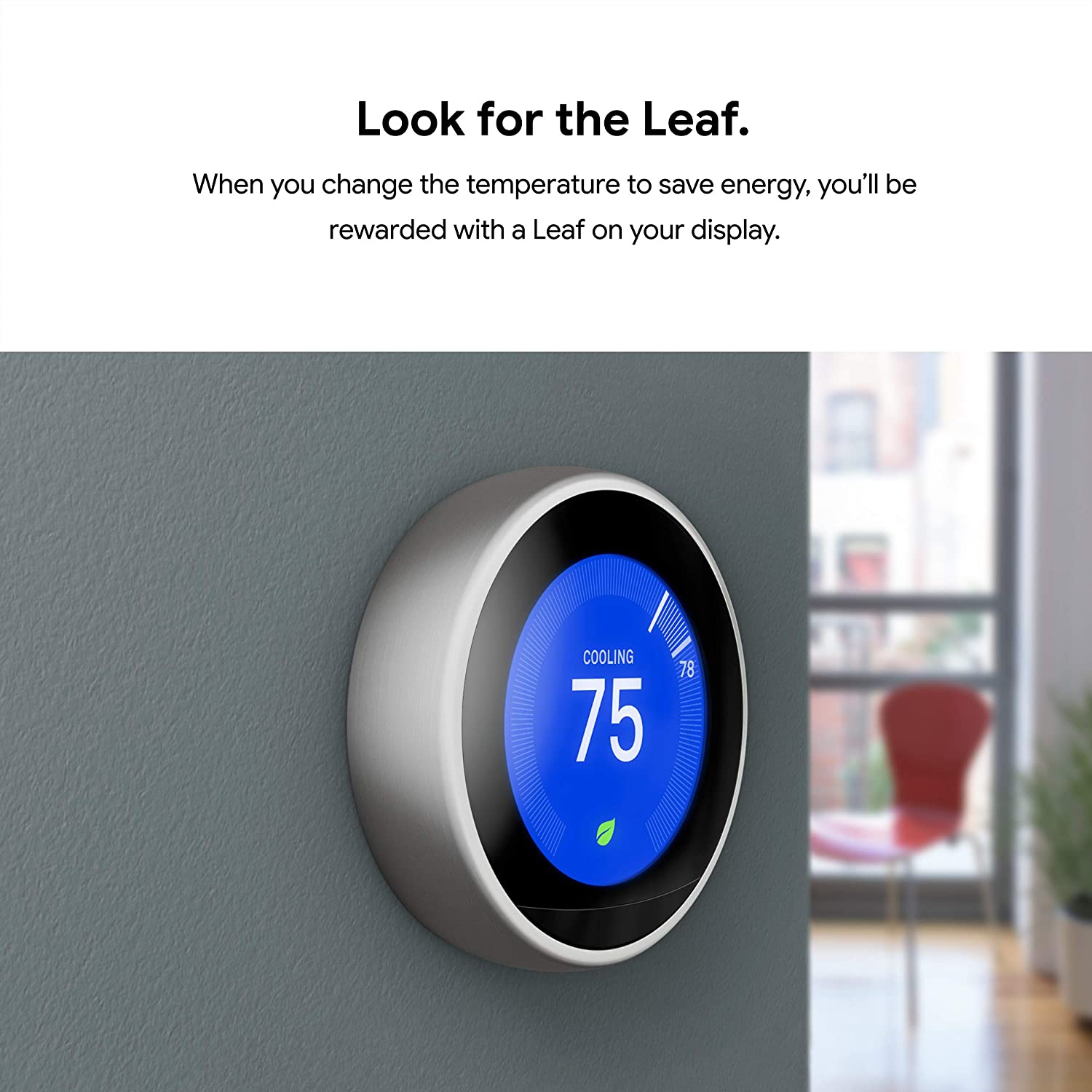 Google Nest Learning Thermostat - 3rd Gen - Polished Steel - Brand New