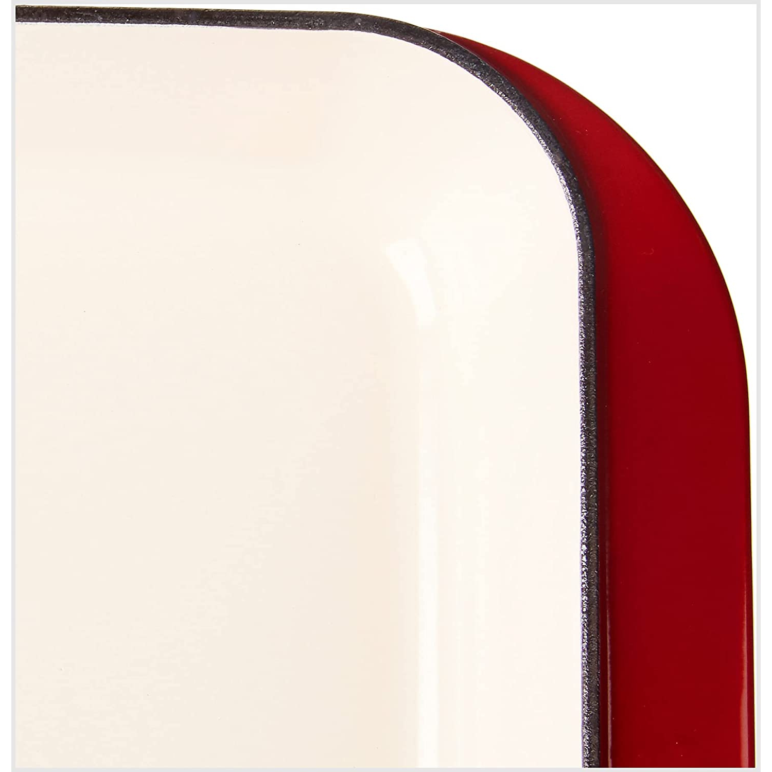 CUISINART CI1136-24CR Chef's Classic Enameled Cast Iron 14-Inch Roasting/Lasagna Pan- Cardinal Red