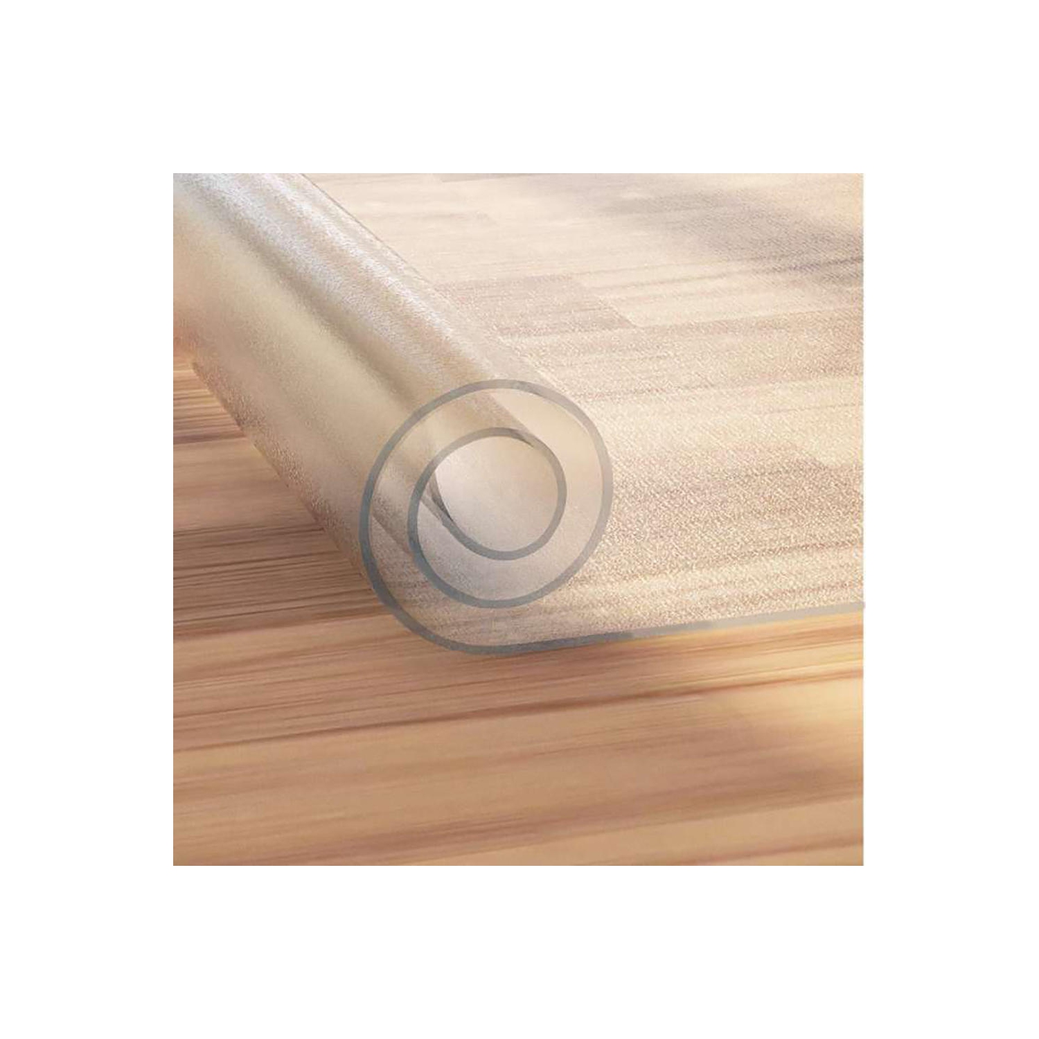 Office Chair Mat with Lip, 36" x 48" PVC Translucent Chair Mat, Hardwood Ceramic Tile Marble Floor Protector