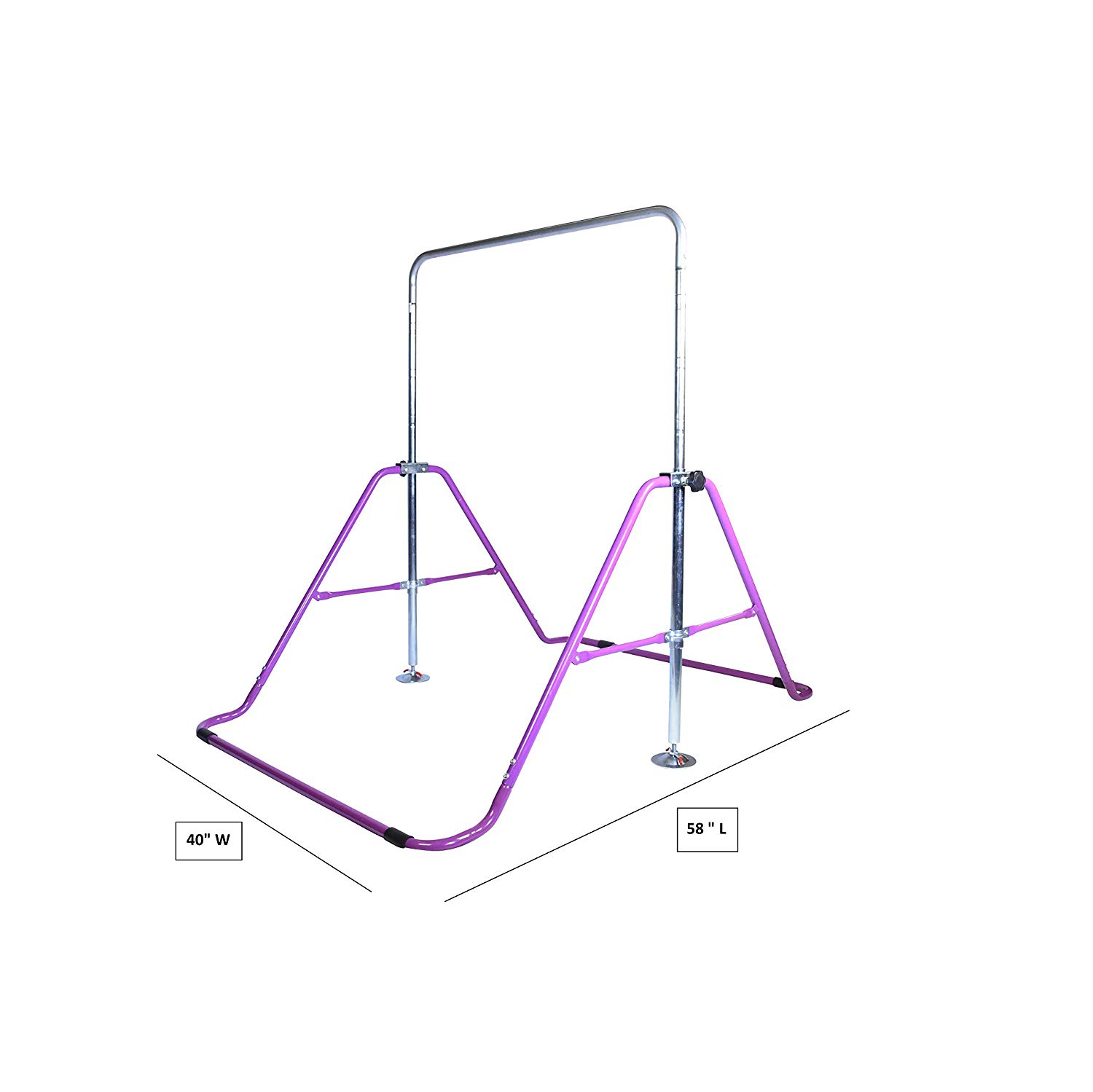 Gymnastics Bar Kids Home Training Kip Bar | Expandable Horizontal Kip Bar Folding Home Gym Equipment Boys and Girls | Junior Gymnastics Jungle Gym