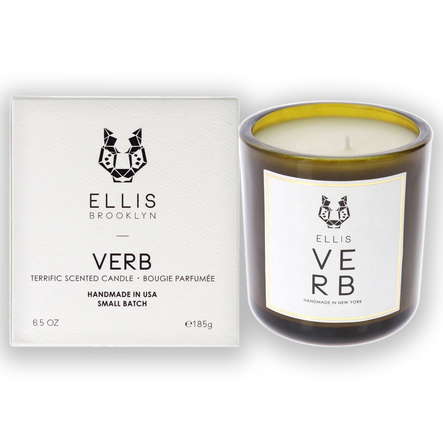 Terrific Scented Candle - Verb by Ellis Brooklyn for Unisex - 6.5 oz Candle