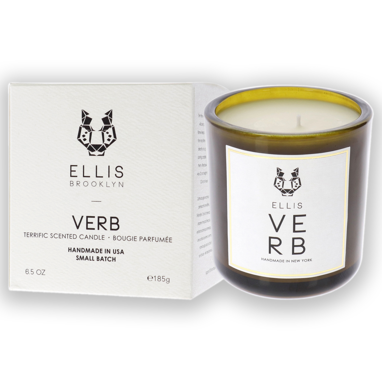 Terrific Scented Candle - Verb by Ellis Brooklyn for Unisex - 6.5 oz Candle