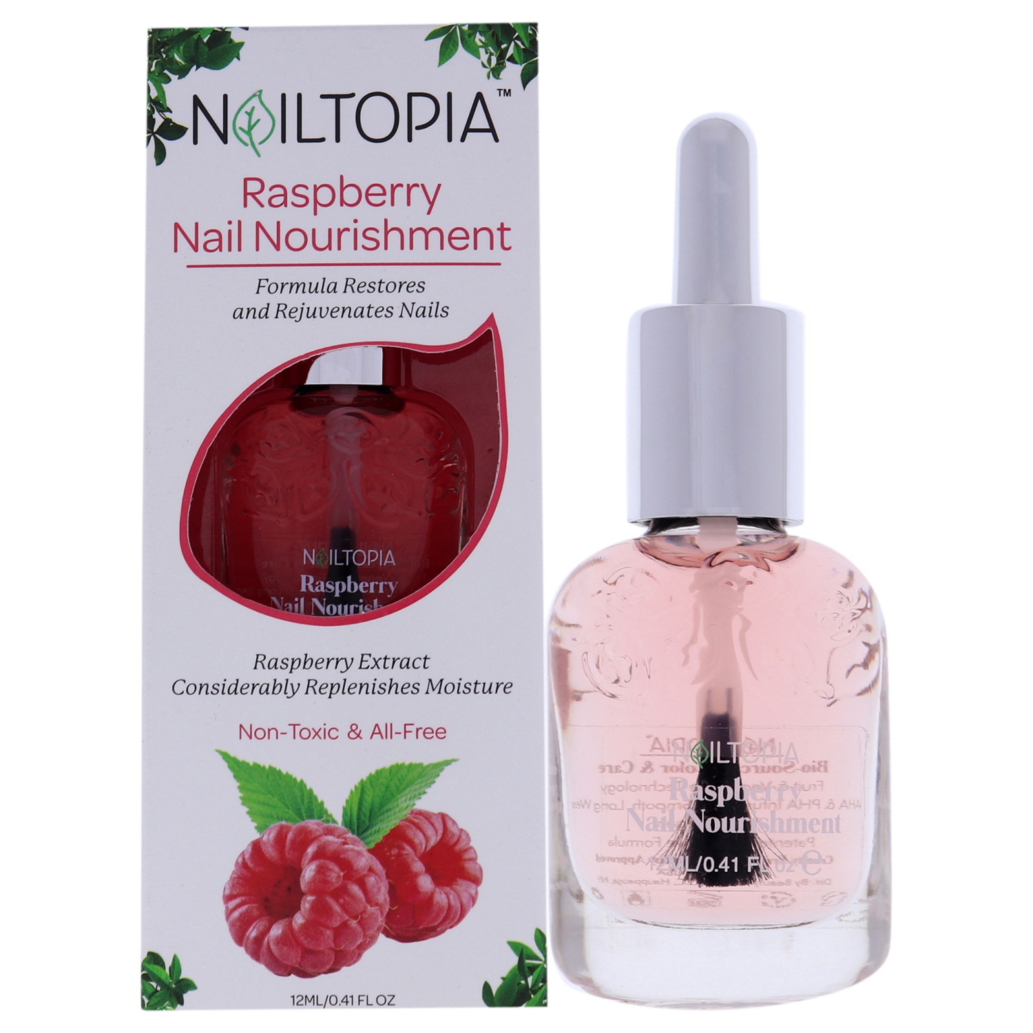 Nourriture des ongles - Rasberry par Nailtopia pour femme - 0,41 oz de Traitement des ongles