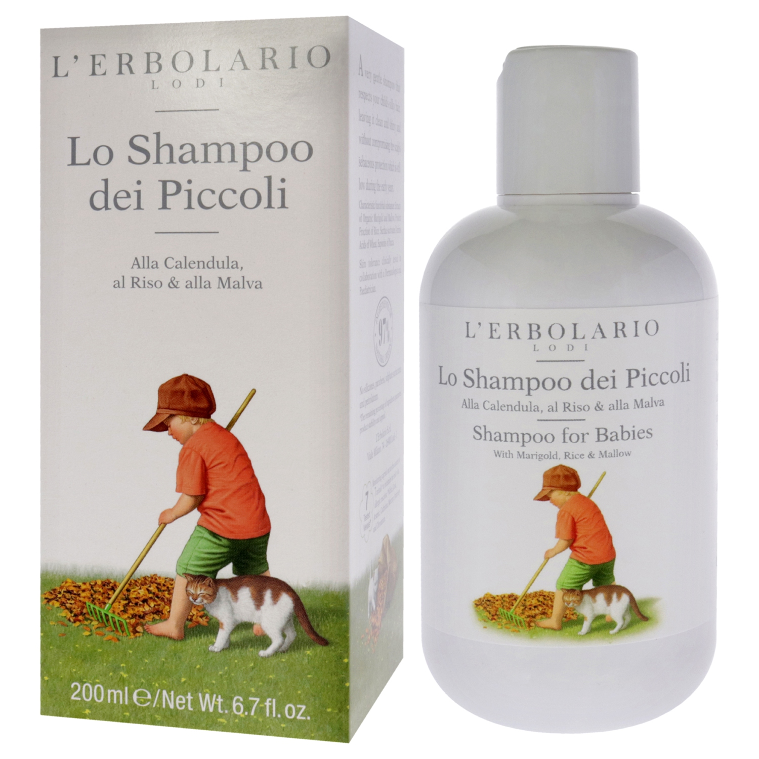 Shampoo For Babies by LErbolario for Kids - 6.7 oz Shampoo