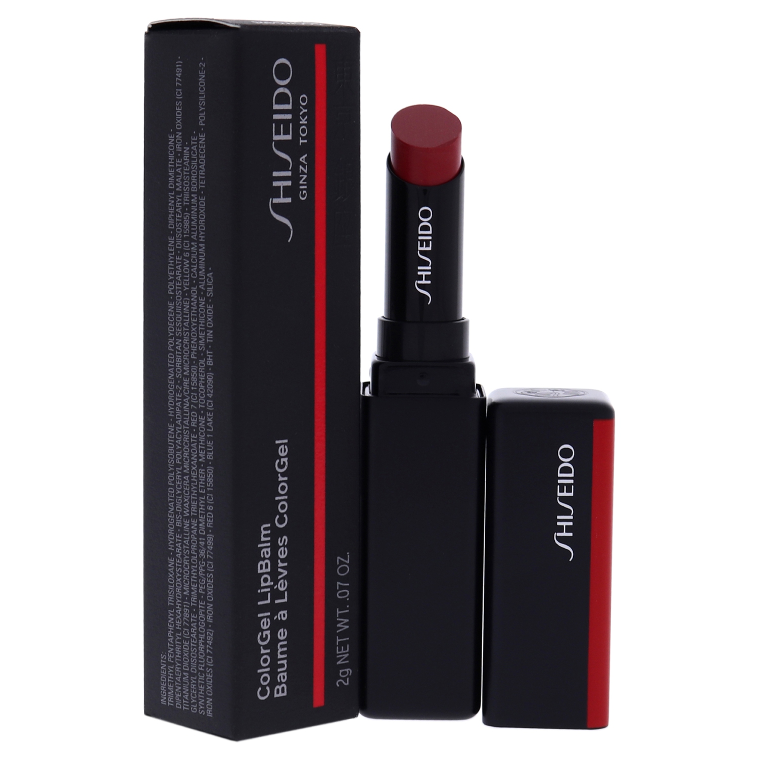 Baume à lèvres ColorGel - 106 Redwood par Shiseido pour Femme- Rouge à lèvres 0,07 0z
