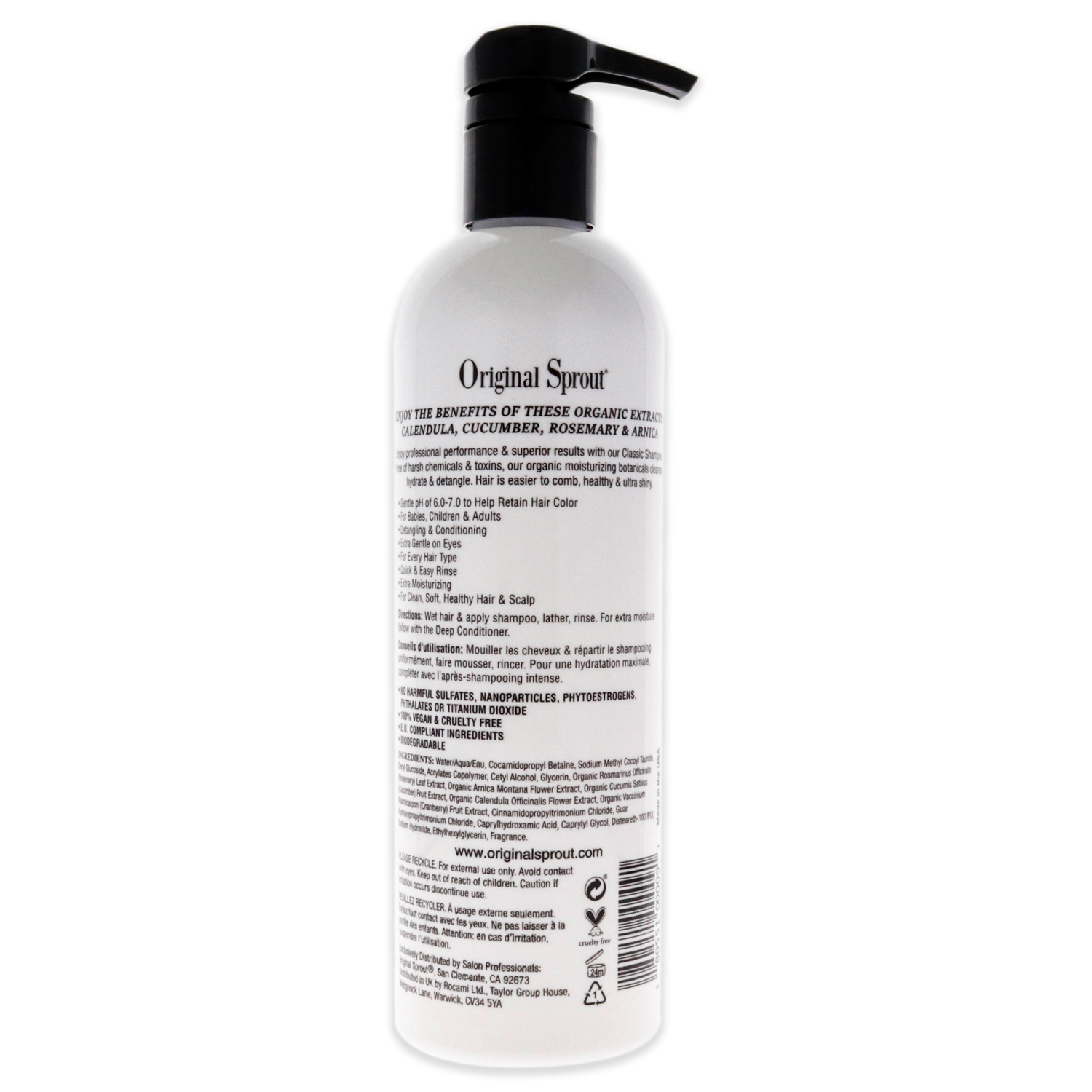 Classic Shampoo by Original Sprout for Kids - 12 oz Shampoo