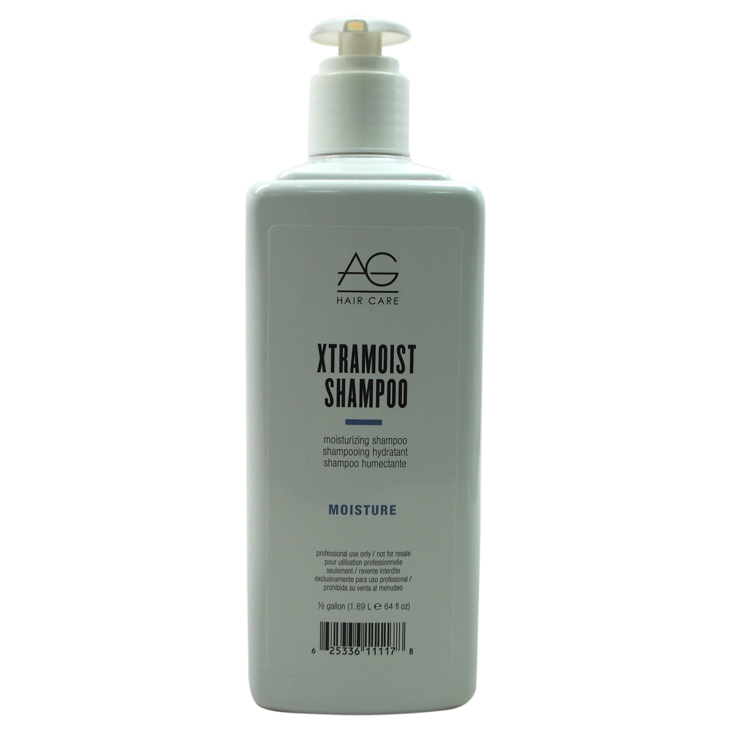 Xtramoist Moisturizing Shampoo by AG Hair Cosmetics for Unisex - 64 oz Shampoo