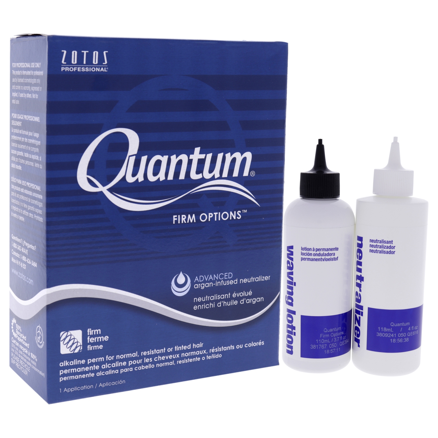 Quantum Firm Options Alkaline Permanent par Zotos pour unisexe - Traitement 1 Application
