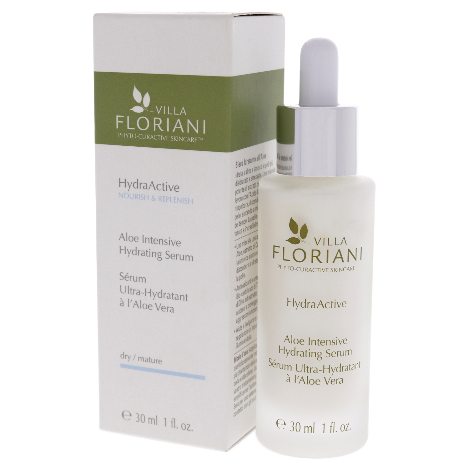 Sérum Intensive Hydrating - Aloe par Villa Floriani pour Femme - 1 oz de Sérum