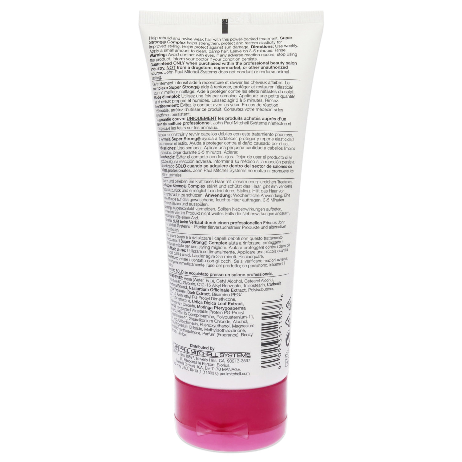 Traitement Super Strong par Paul Mitchell pour unisexe - Traitement 6,8 oz